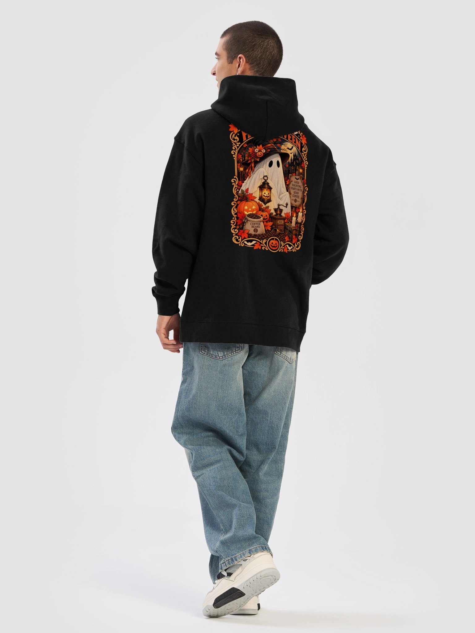 Halloween – Scarecrow Coffee | Men's Hoodie product image (32)