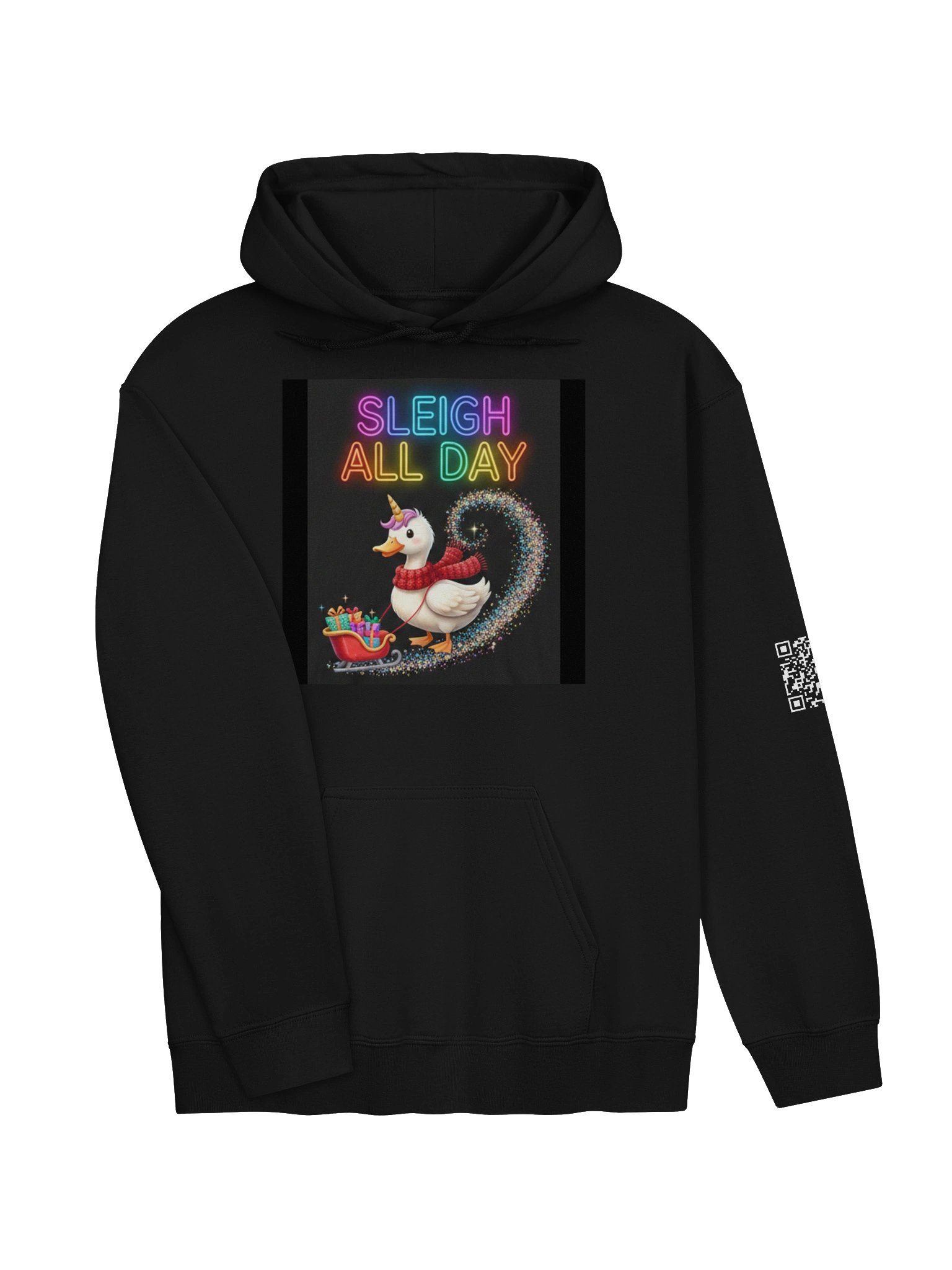Sleigh All Day Duckicorn Holiday Hoodie product image (3)