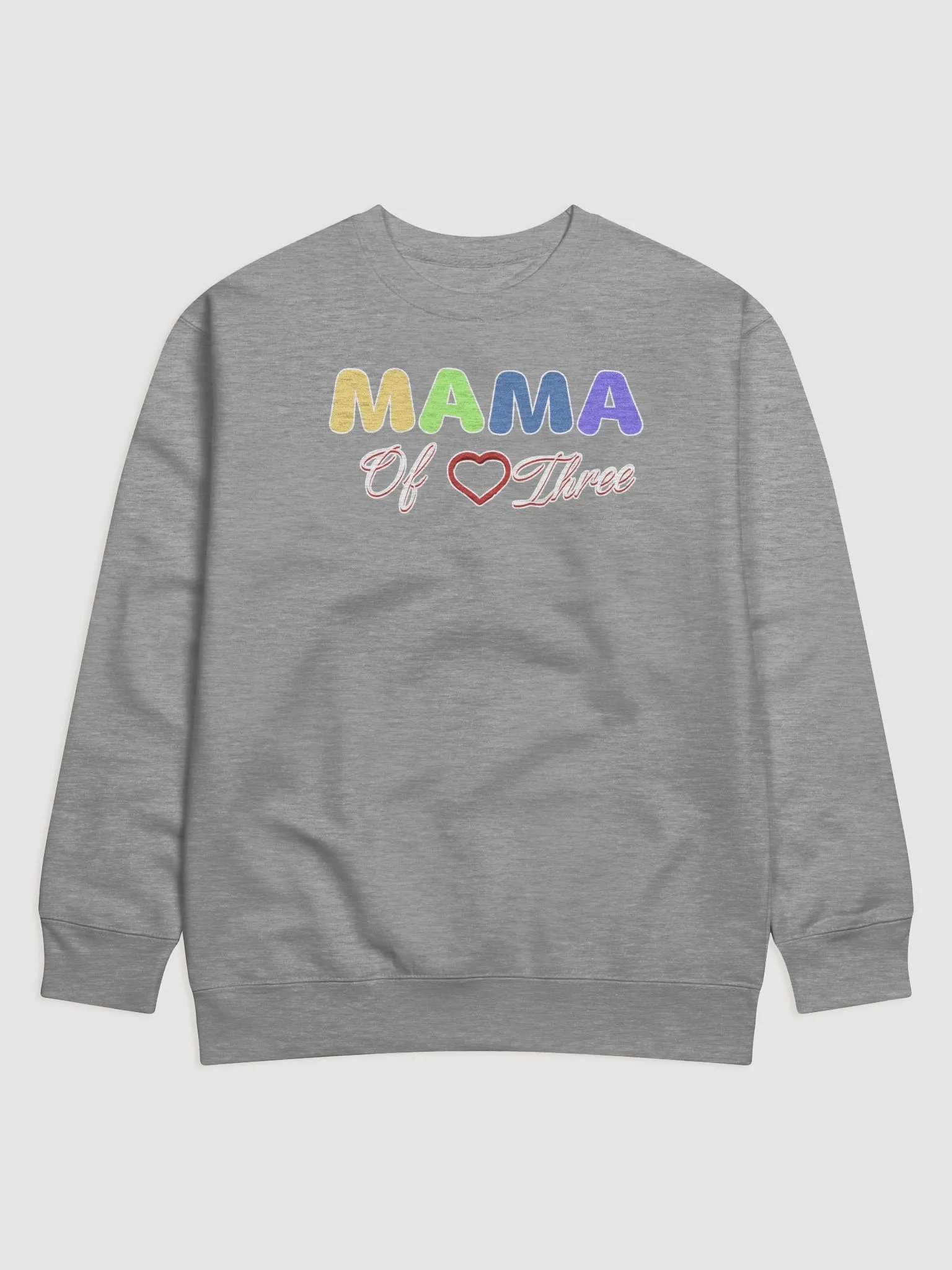 Mama of Three - Loving Family Design Sweatshirt product image (10)