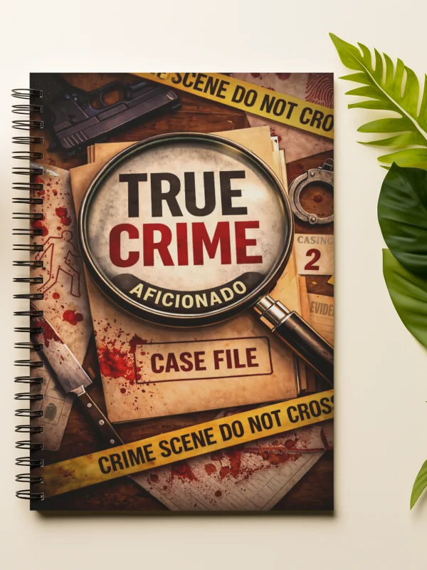 True Crime Aficionado Case File Notebook product image (5)