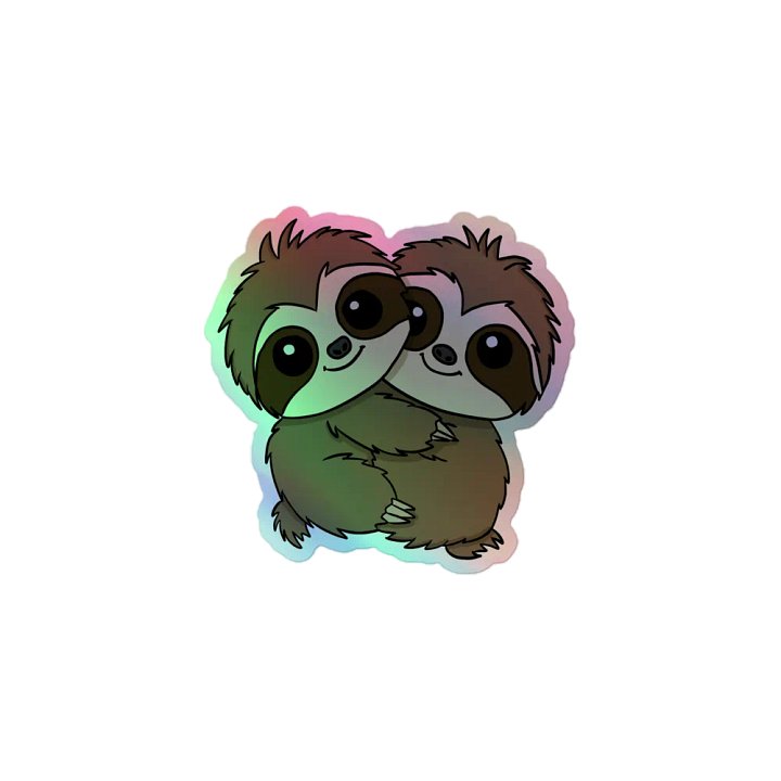 Holographic Sticker Sheet - Hug product image (1)