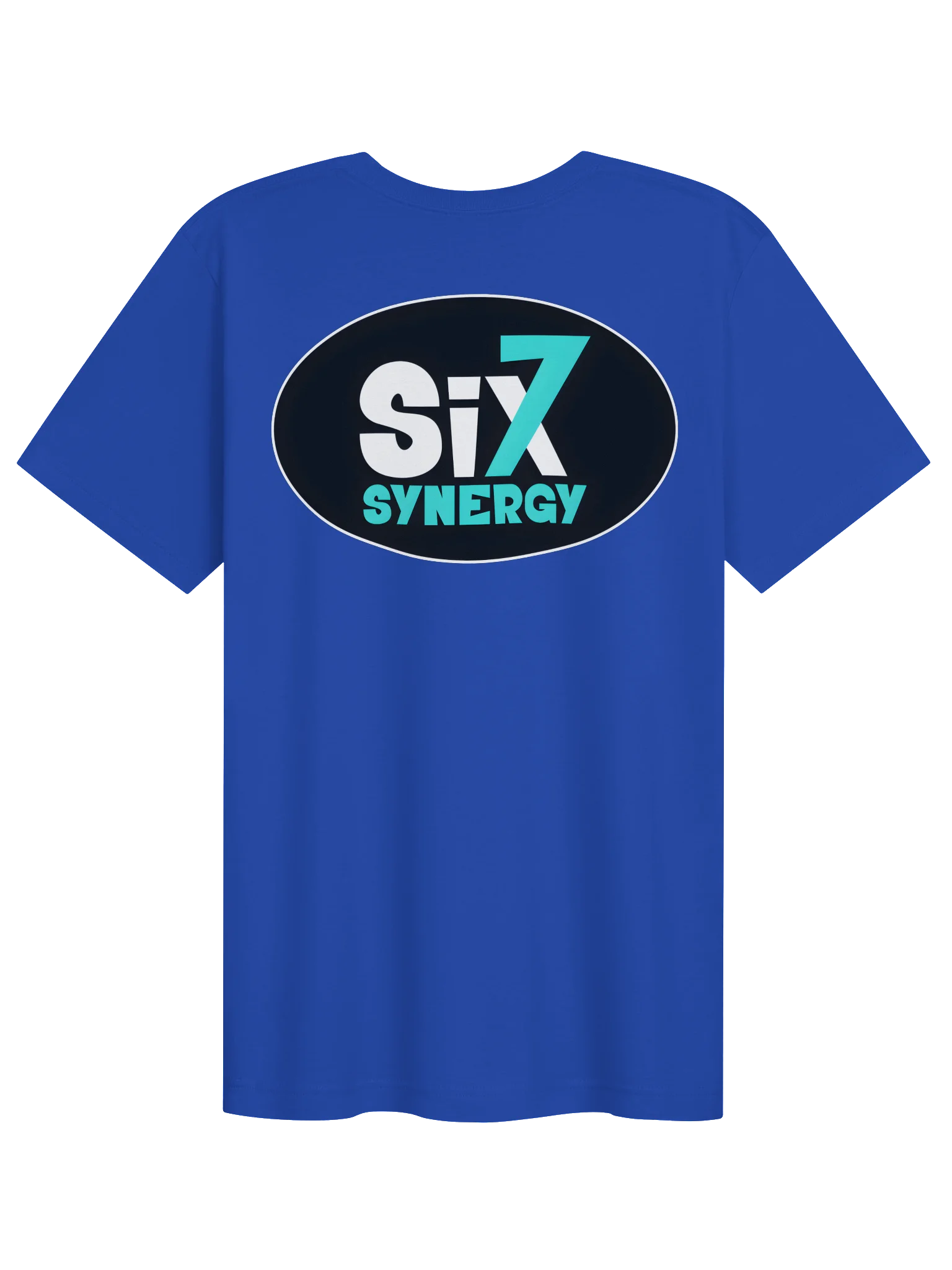 Blue t-shirt - hero logo on front product image (2)