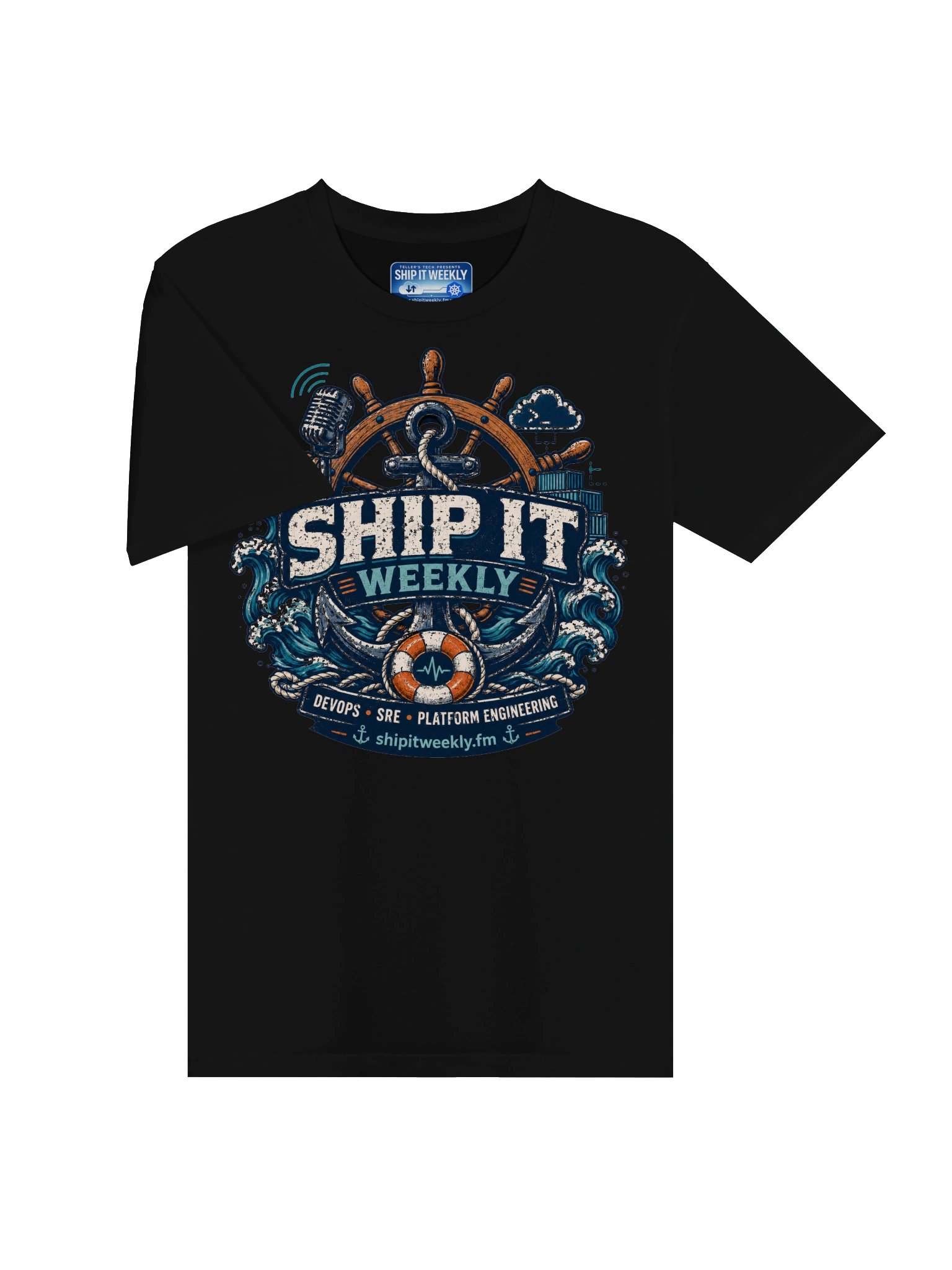Harbor Ops | Ship It Weekly DevOps Tee product image (12)