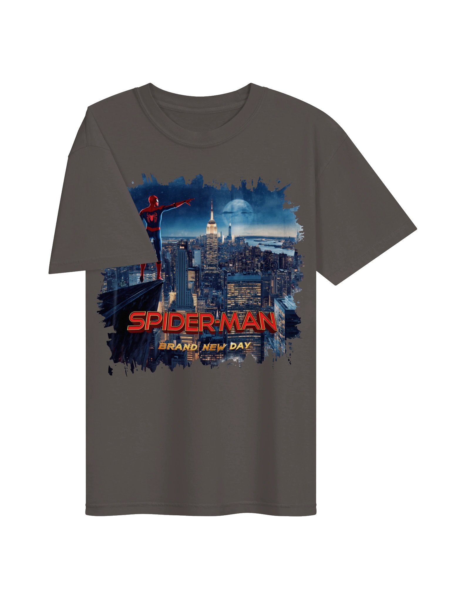 Spider-Man Brand New Day City View T-Shirt | Retro Marvel Graphic Tee product image (6)