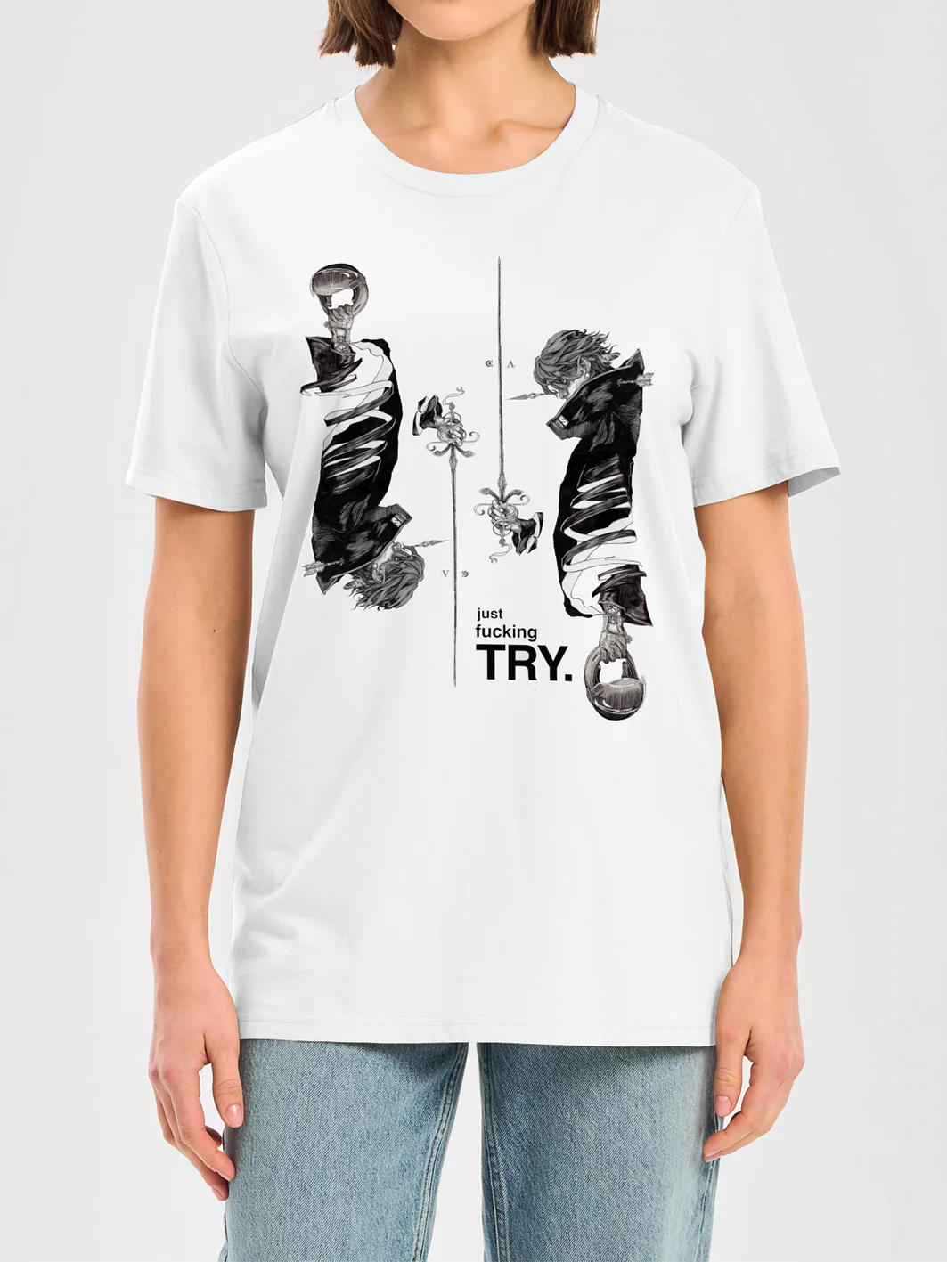 "Just TRY" Unisex T-Shirt product image (2)