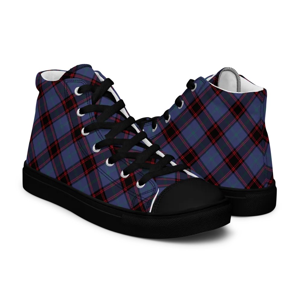 Rutherford Tartan Men's High Top Shoes product image (7)