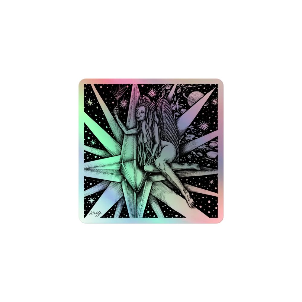 Virgo Zodiac, Holographic Sticker Sheet product image (1)
