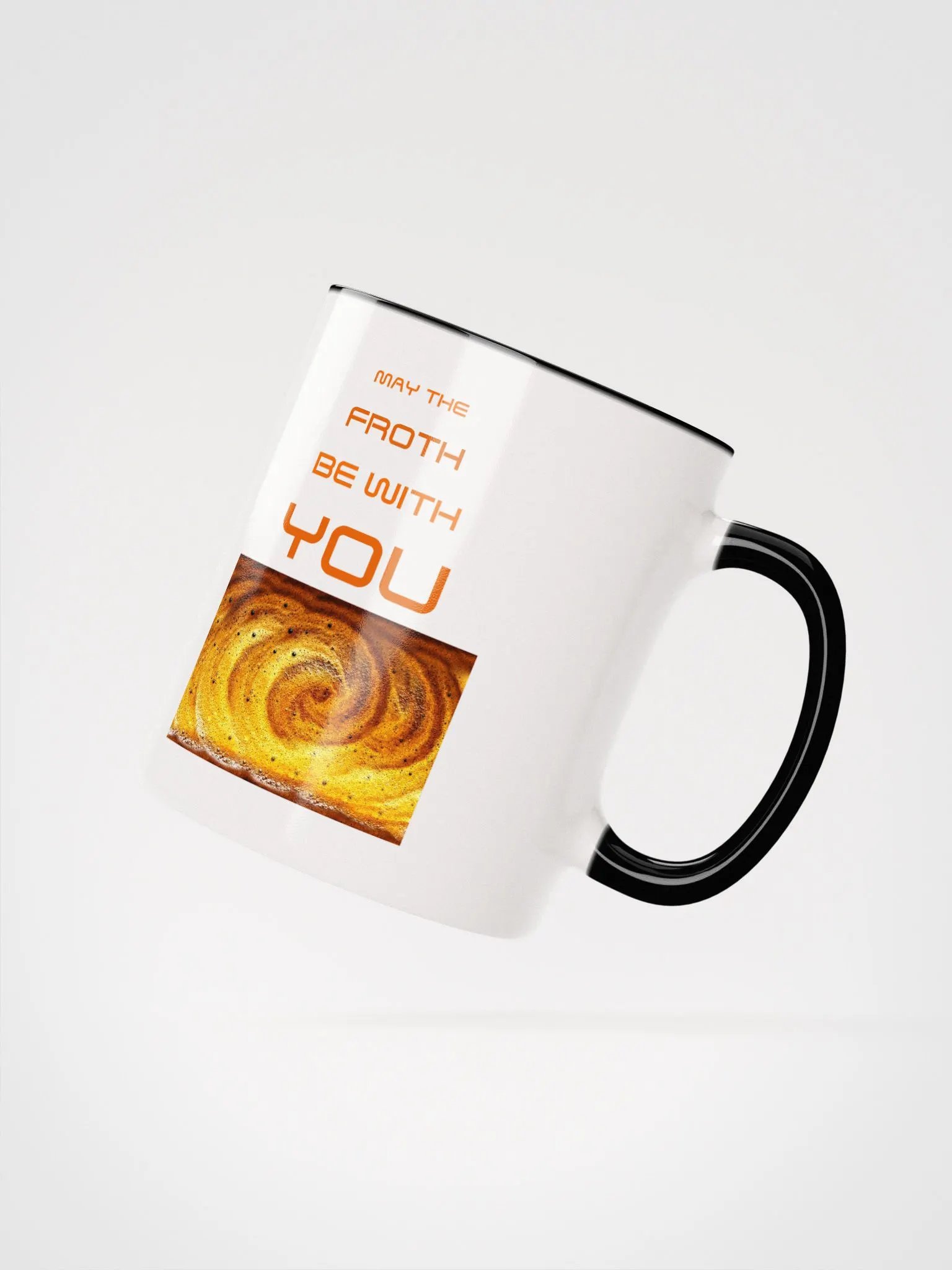 MAY THE FROTH BE WITH YOU Sci-Fi Swirled Ceramic Mug product image (17)