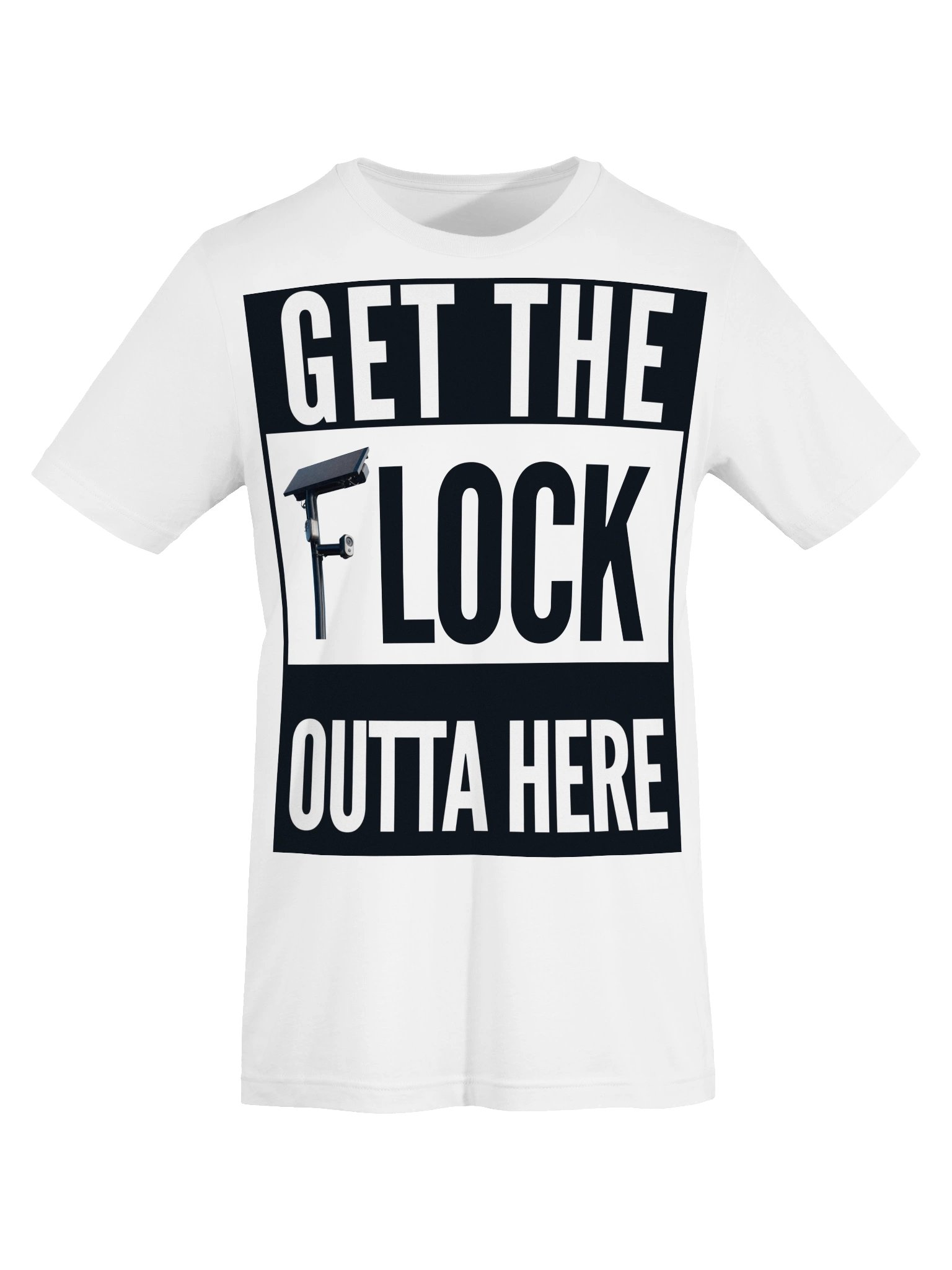GET THE FLOCK OUTTA HERE — Jake Underwood Show White T-Shirt product image (5)