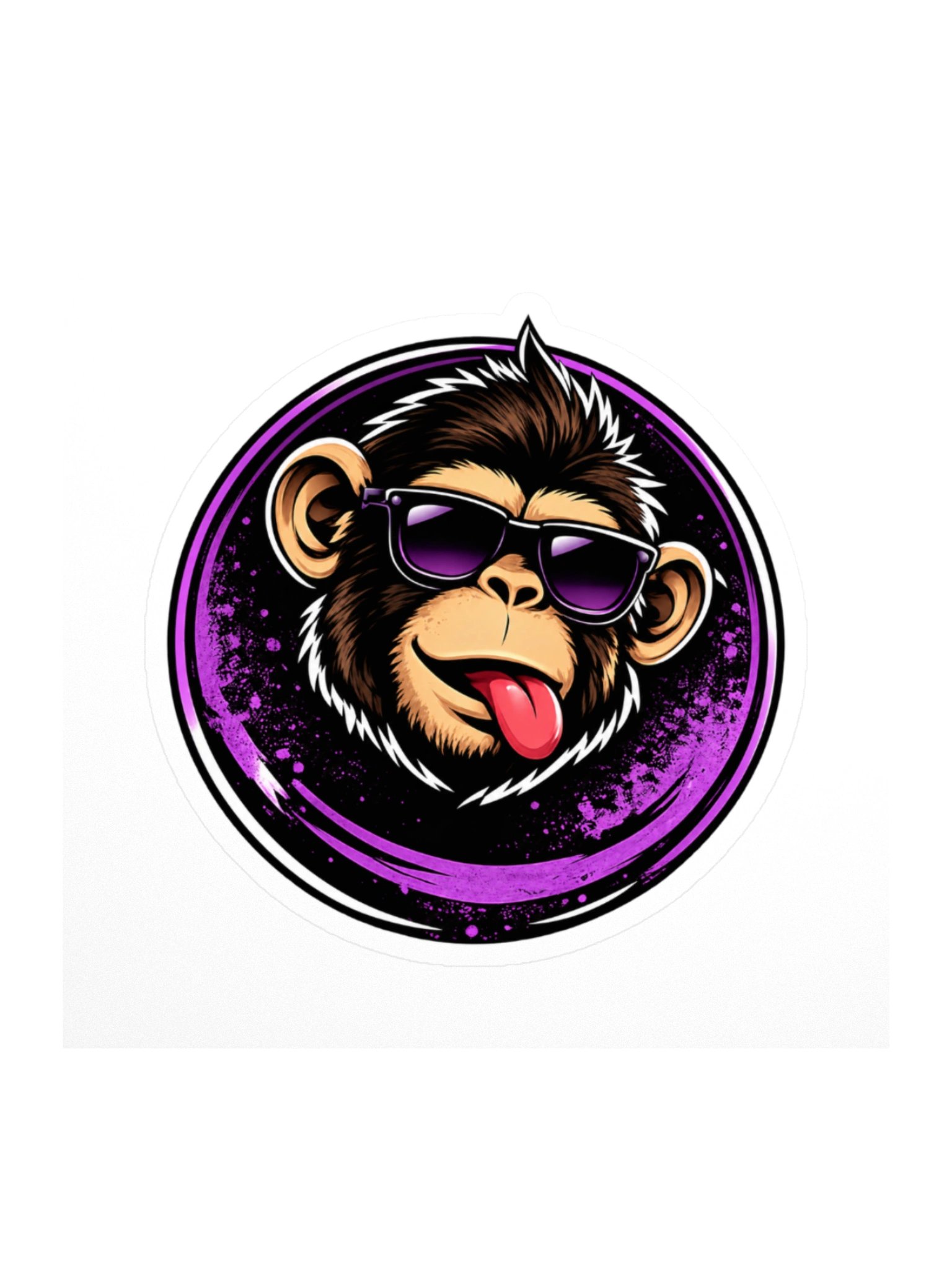 DrunkNMonkey Classic Logo Sticker product image (1)