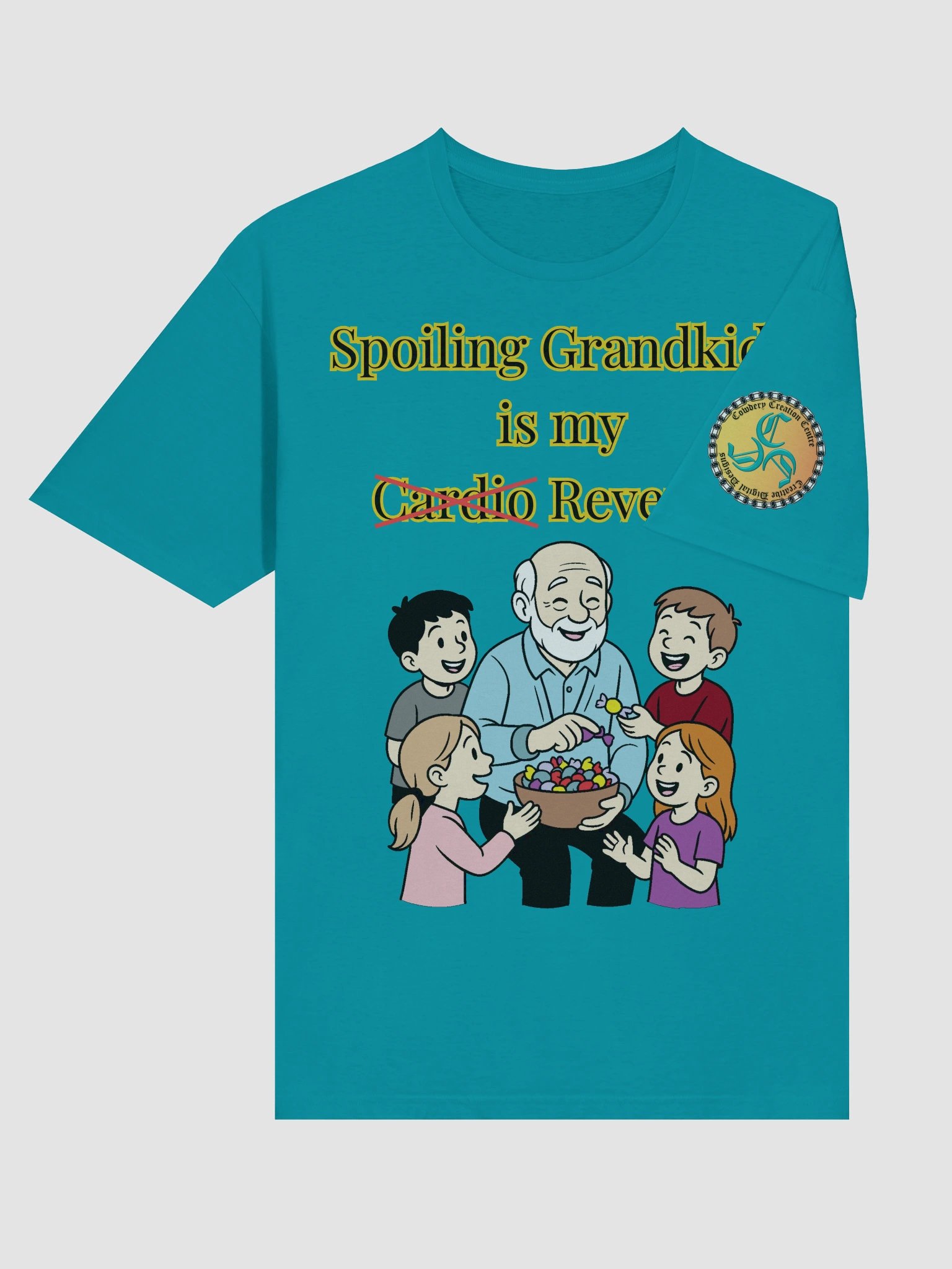 Spoiling Grandkids is my Cardio (Male) Gildan Unisex Softstyle T-Shirt Light Colors product image (60)