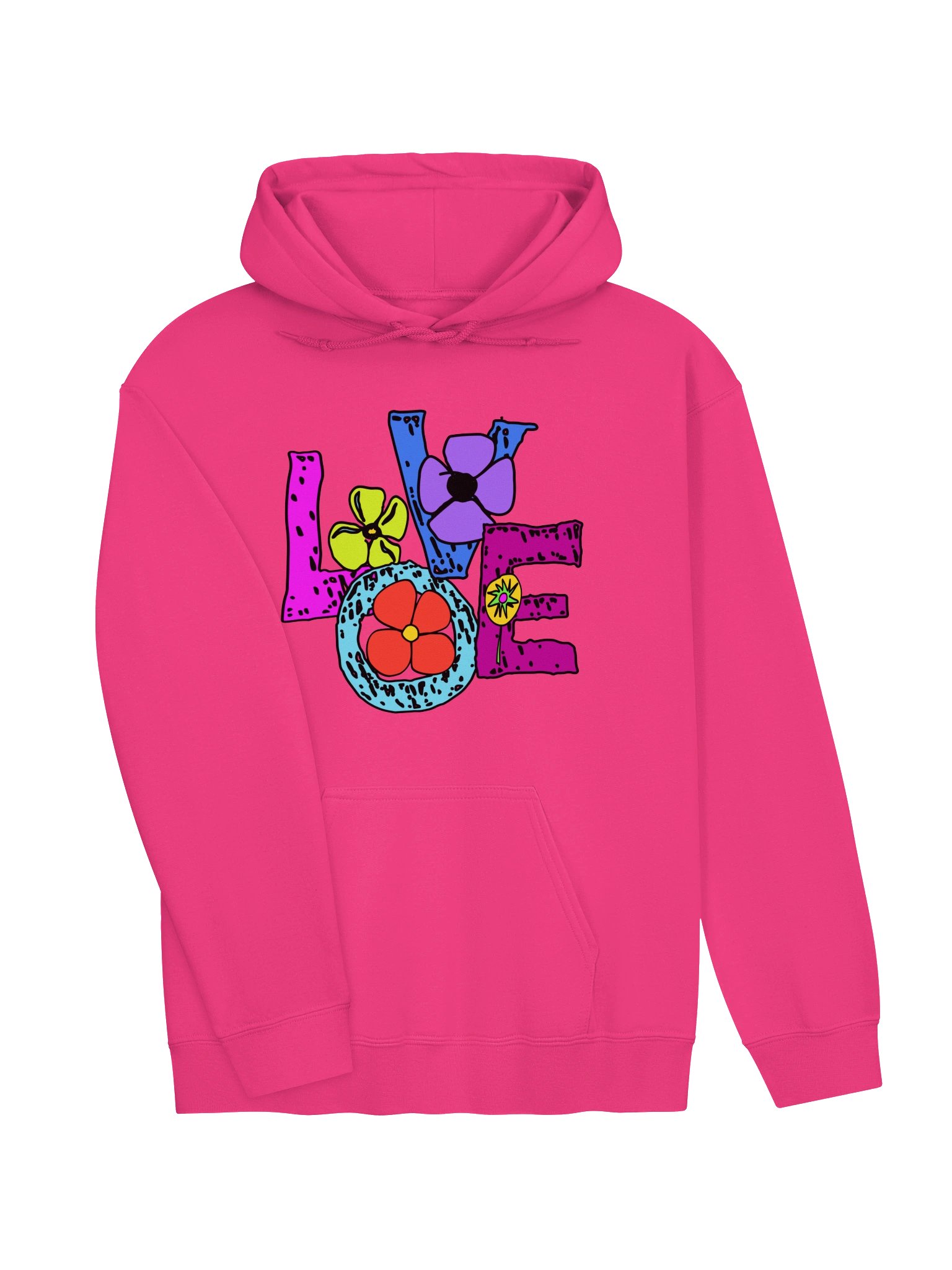 LOVE – Graphic Gildan 18500 Classic Hoodie product image (2)