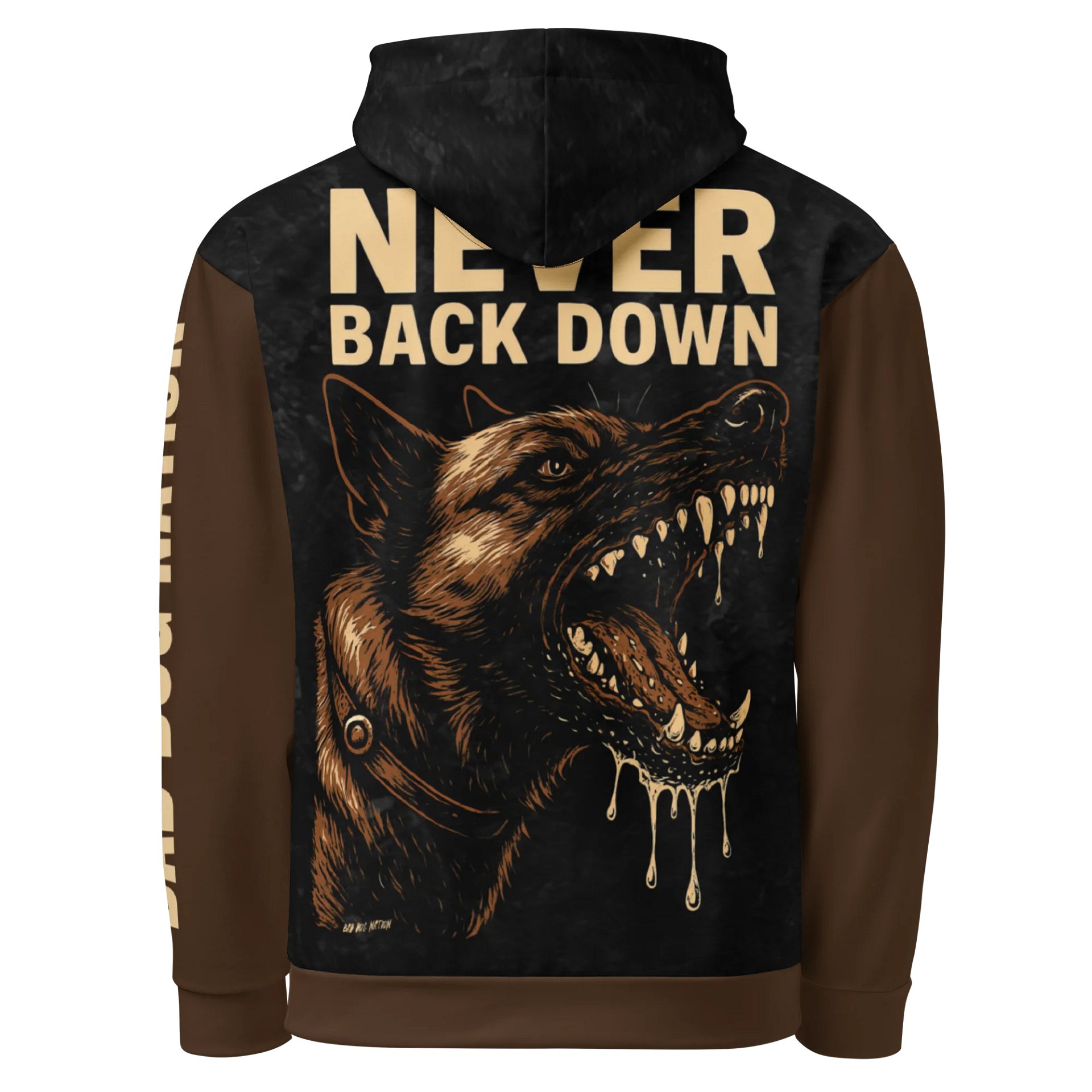 Never Back Down - Premium Adult Unisex All Over Print Hoodie product image (1)