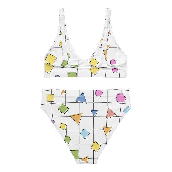 Geometric Fusion High-Waisted Bikini product image (2)