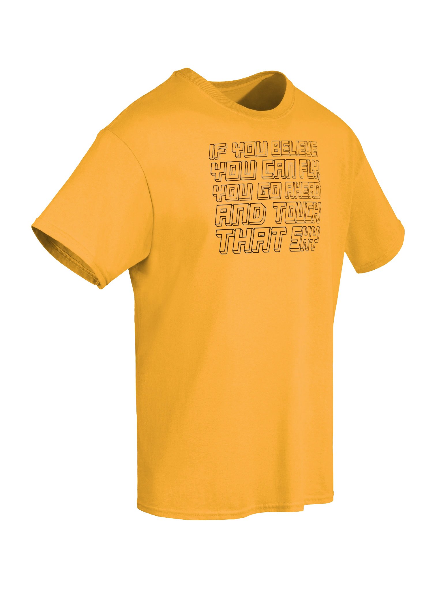 THE SELF REPORT TEE (BLACK TEXT) product image (67)