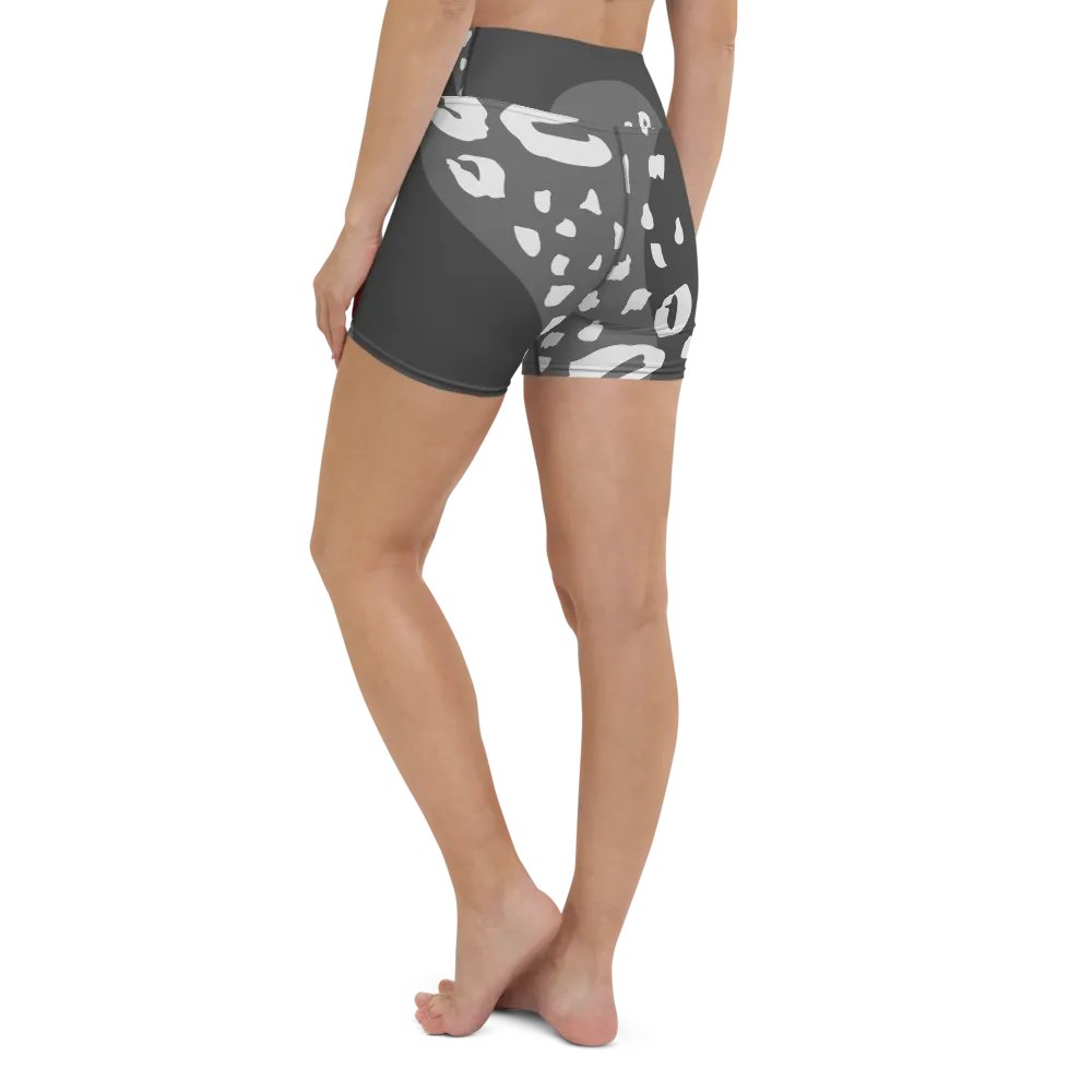 Grey Mirage Yoga Shorts product image (1)