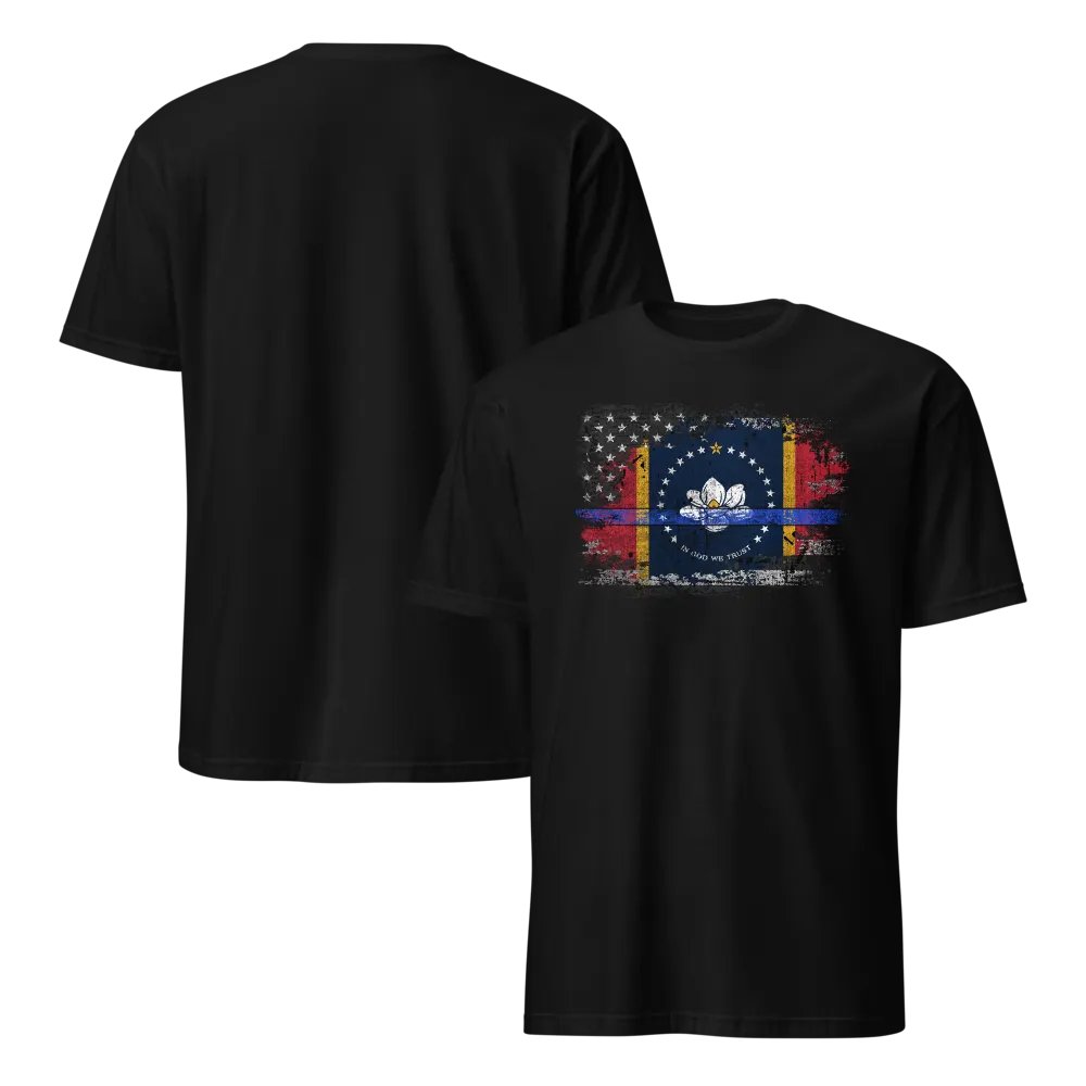 Mississippi Thin Blue Line Flag product image (6)