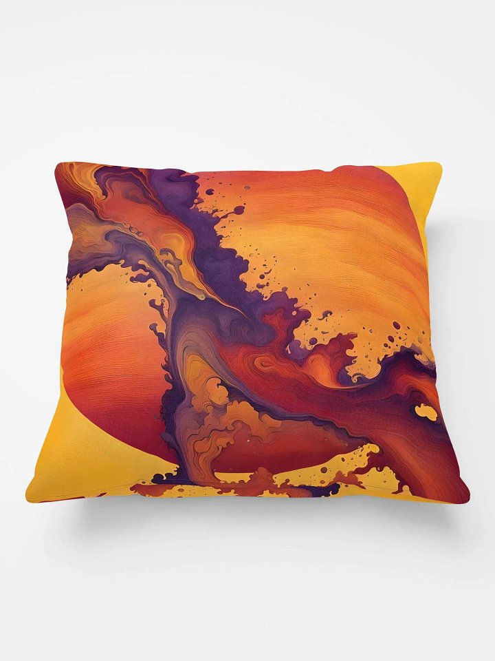Sunset Inferno Dutch Pour Cushion product image (2)