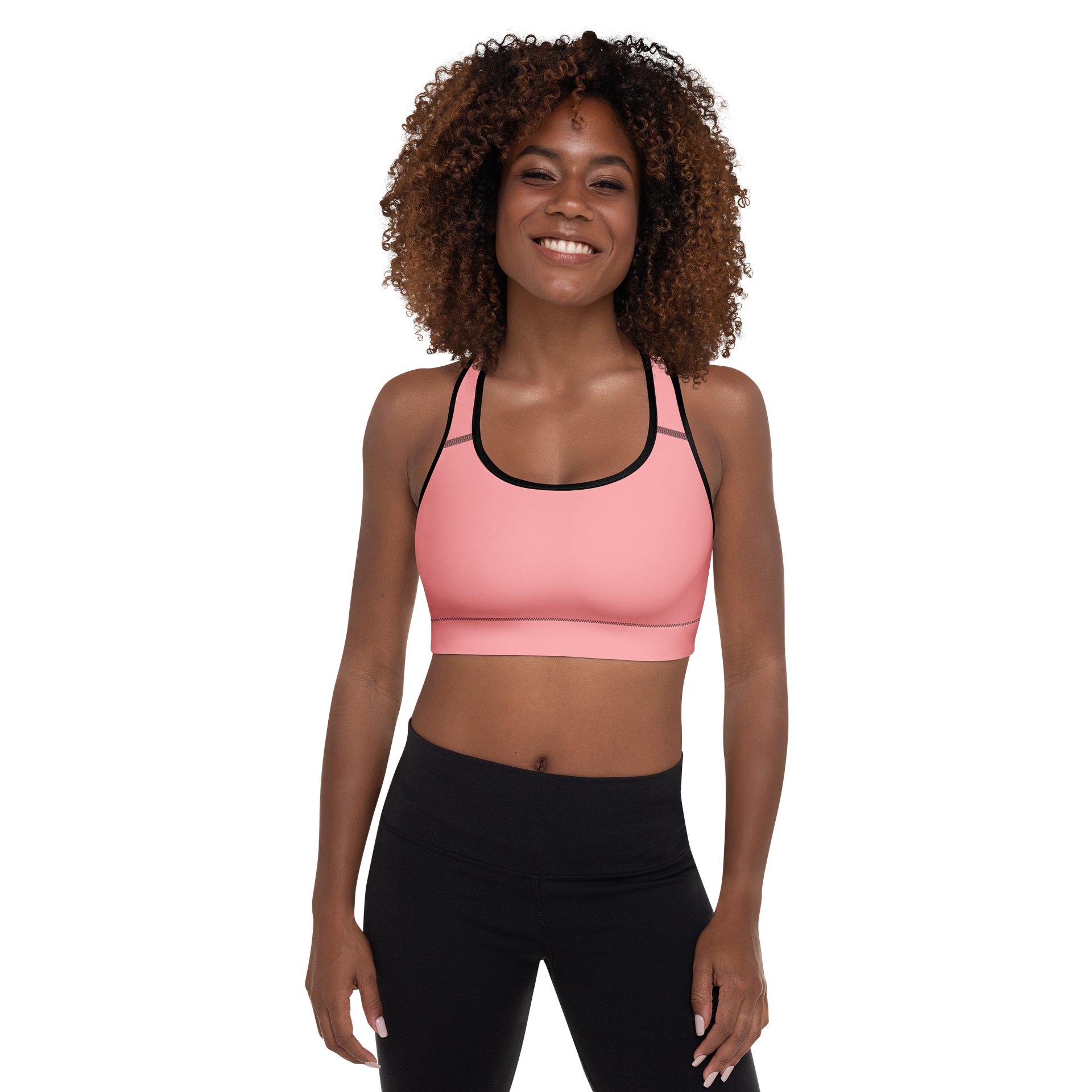 Pink Tu Ritmo Tu Meta — Padded Sports Bra Tranquilo Quieto Brand product image (4)