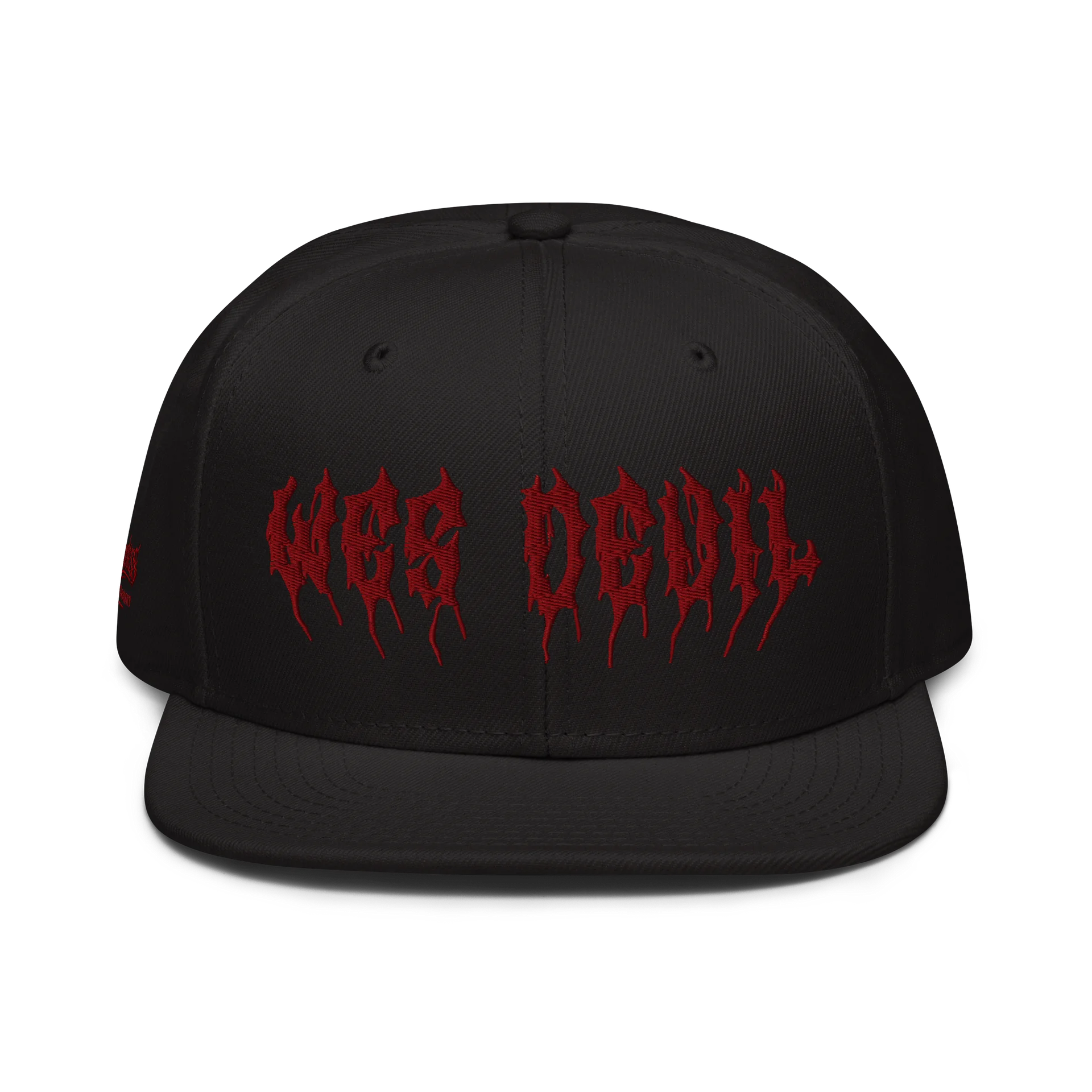 Wes Devil Embroidered Snapback Hat product image (1)