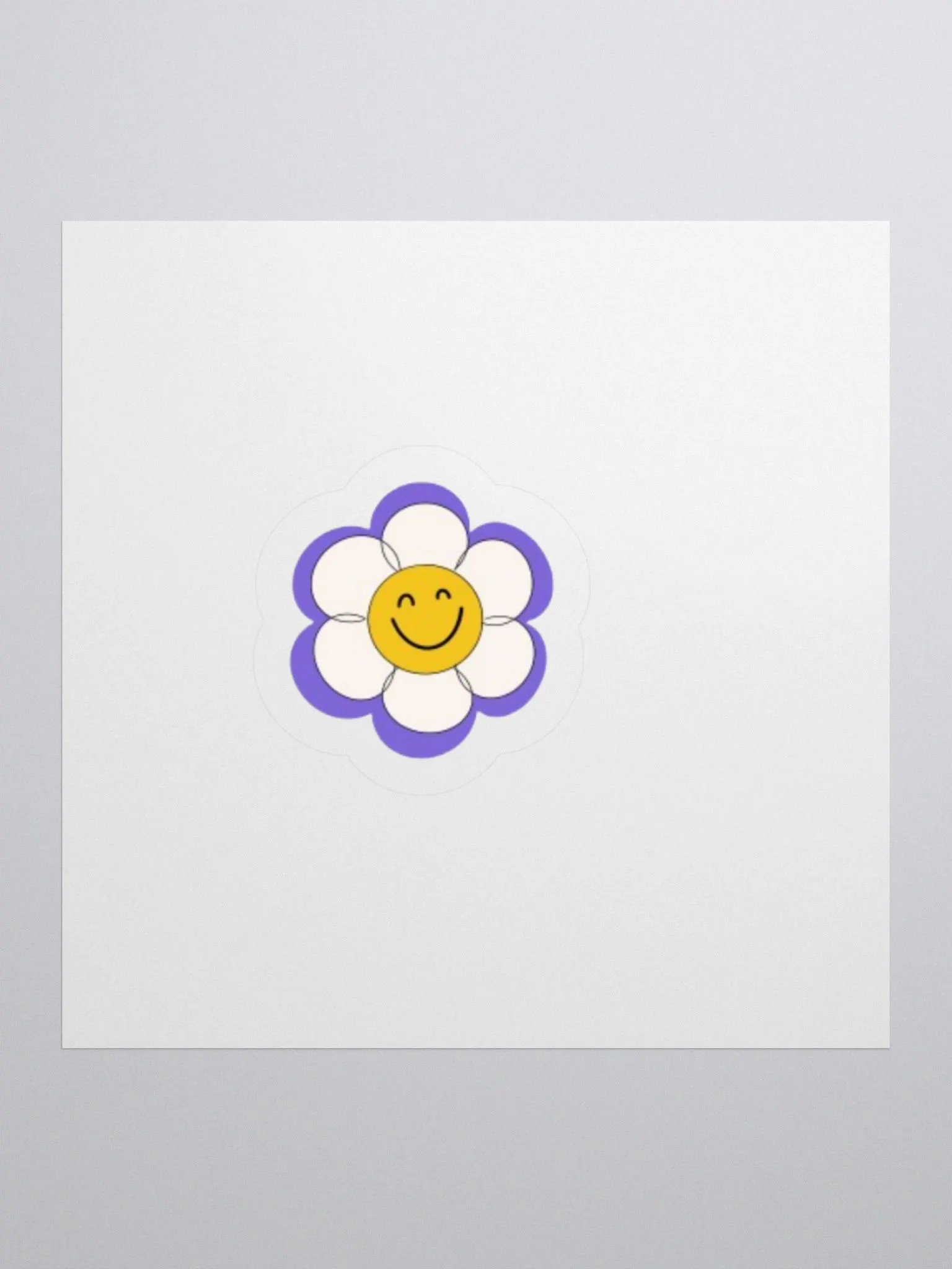 Purple Flower Sticker product image (1)