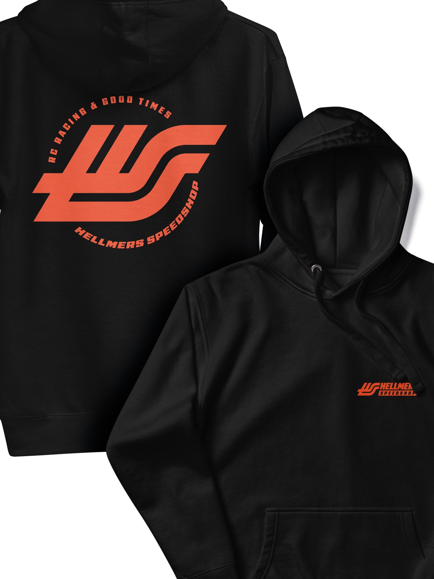 Hoodie - "RC Racing & Good times" - BLACK product image (1)