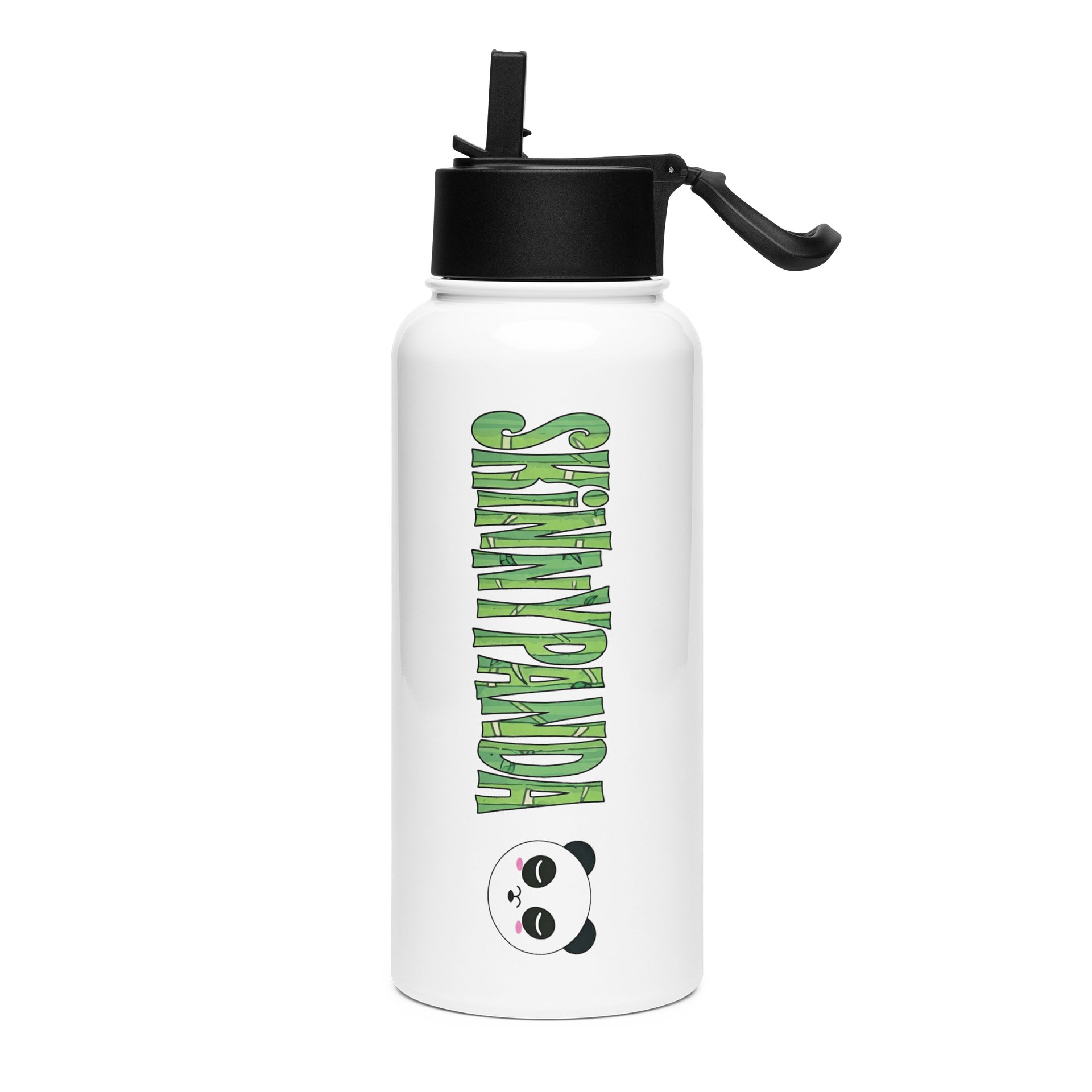 Stainless Steel Bottle with Straw product image (2)