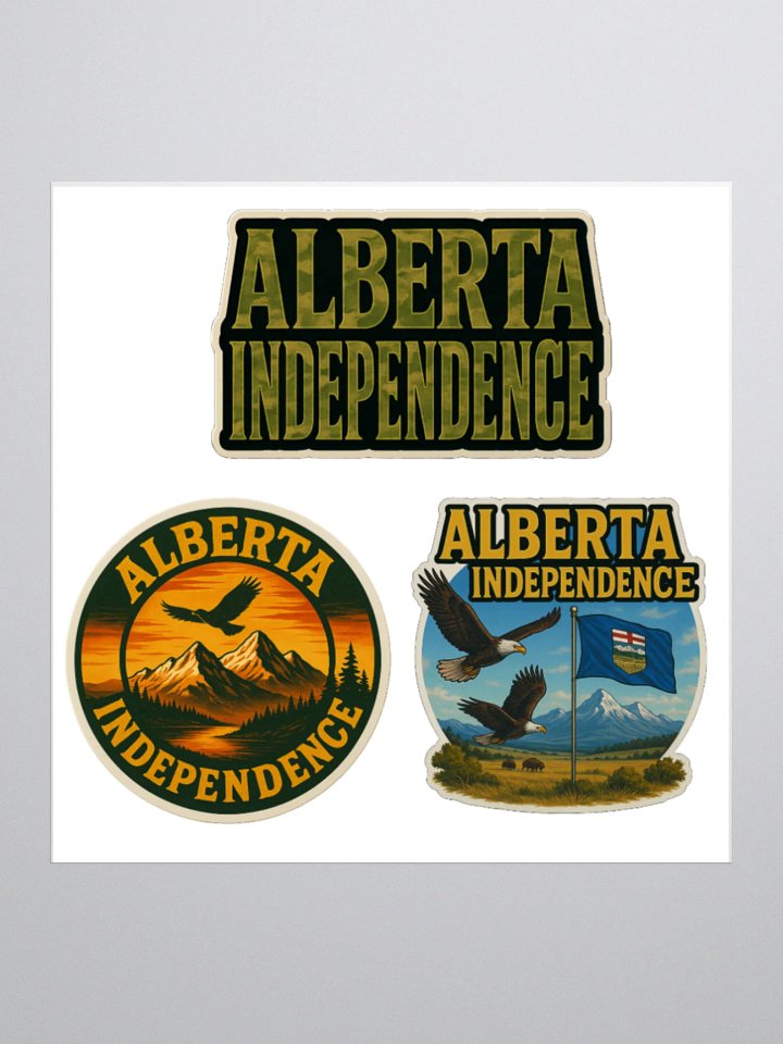 ALBERTA INDEPENDENCE STICKERS product image (1)