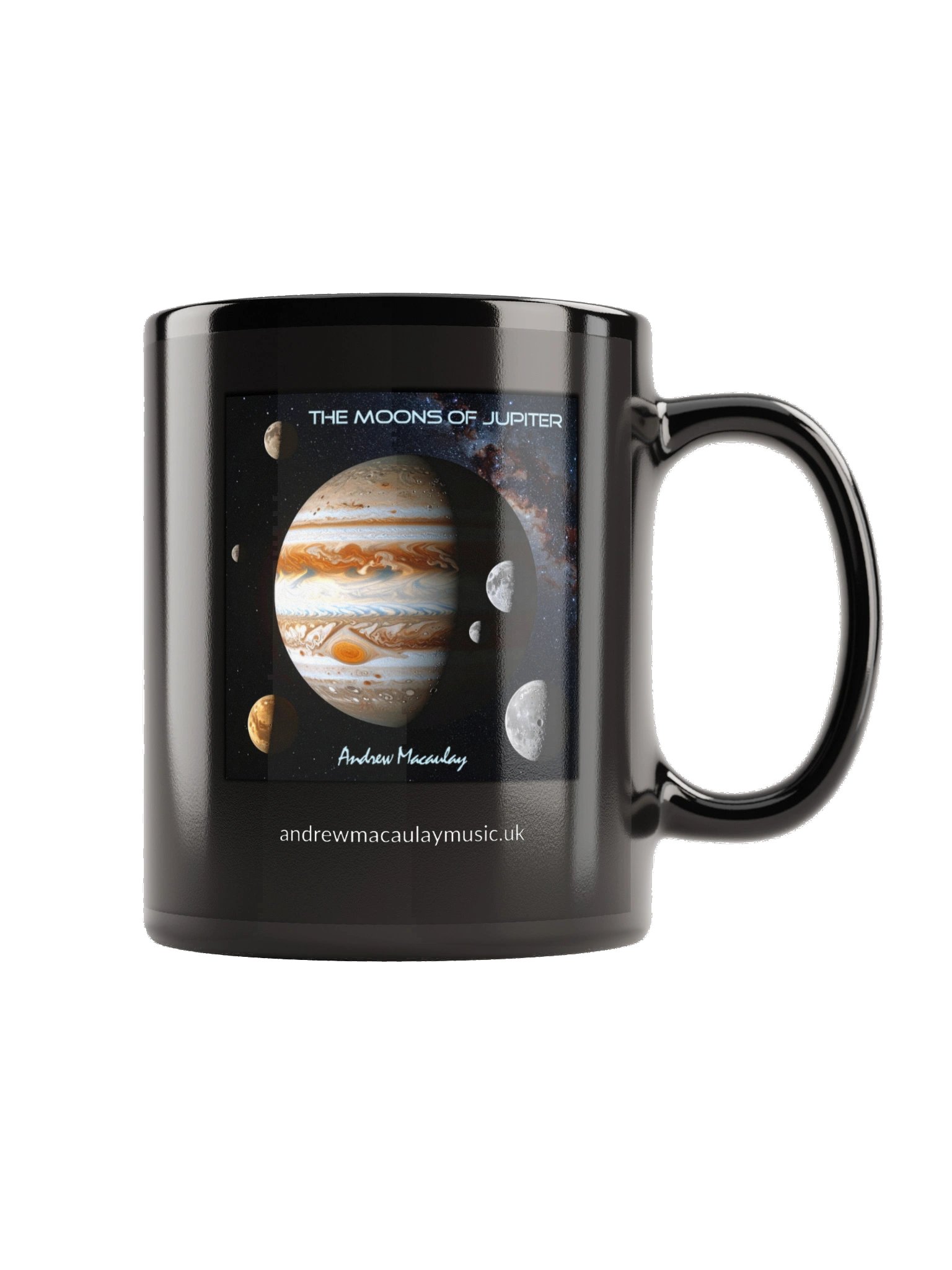 The Moons of Jupiter Black Mug product image (3)