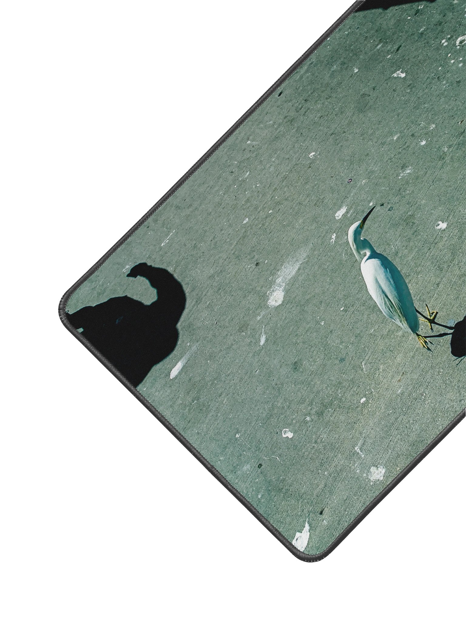Snowy Egret Desk Mat product image (2)