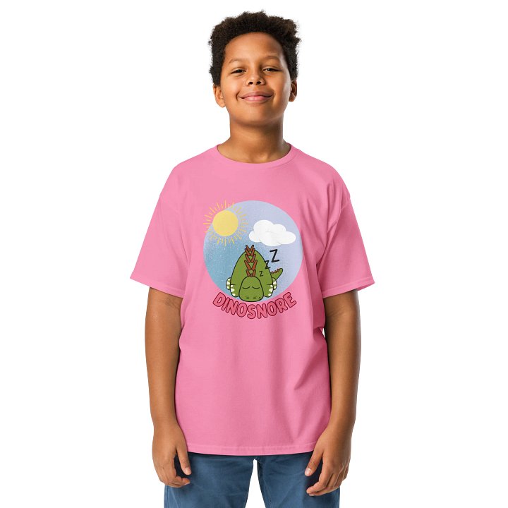 Dino Snore - Sleeping, Snoring Dinosaur Cute Shirt product image (6)