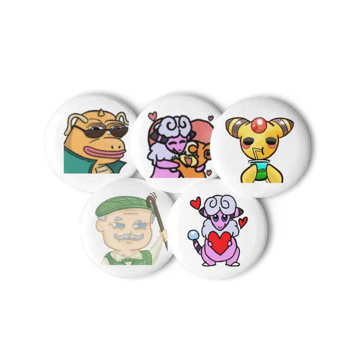 Dap Emote Pin Button Pack product image (2)
