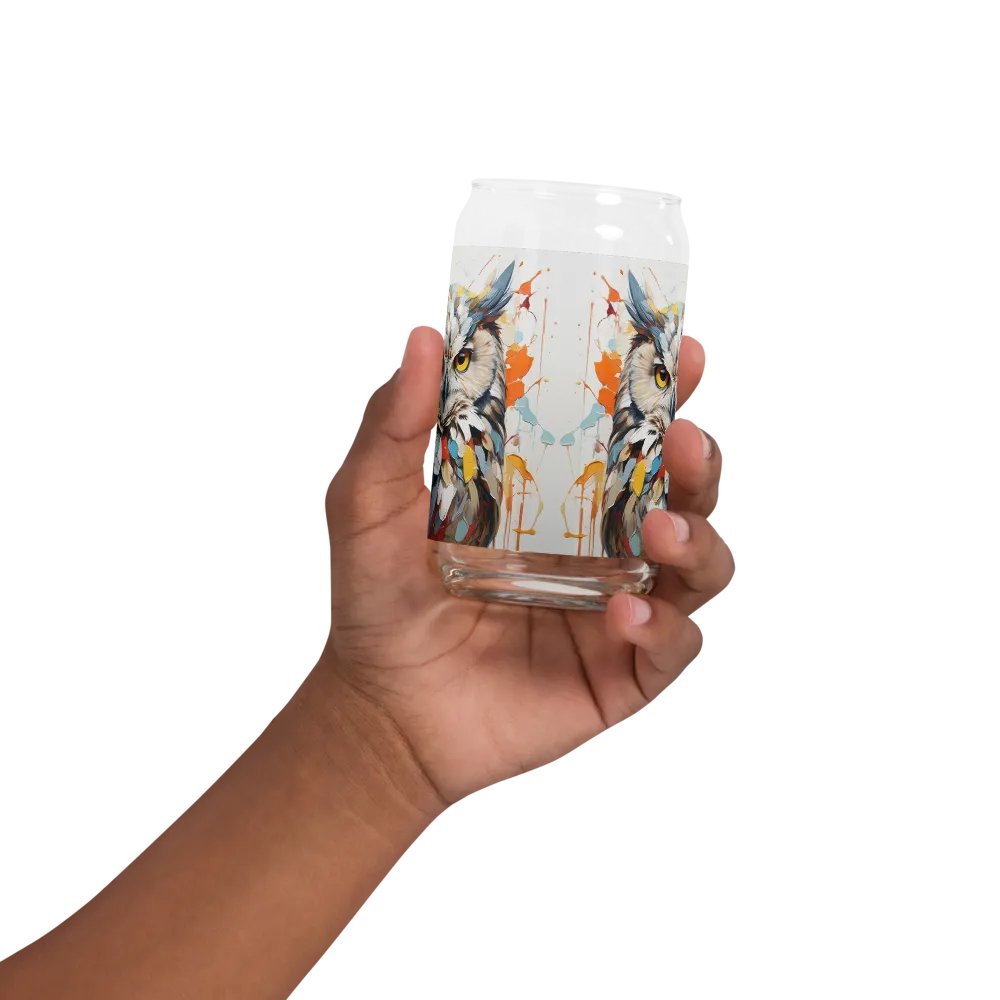 Aurora Glance Owl Glass Can Sipper product image (4)