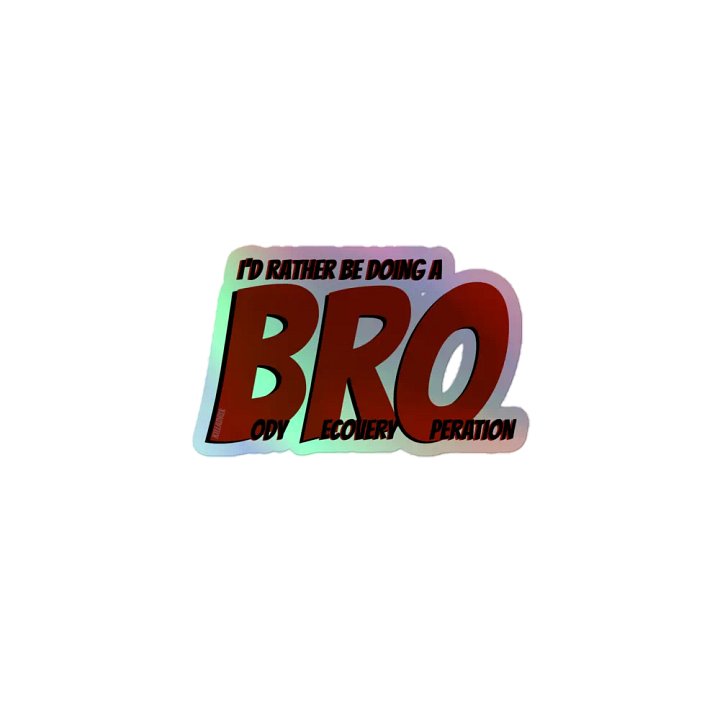 BRO Holo-Sticker product image (1)