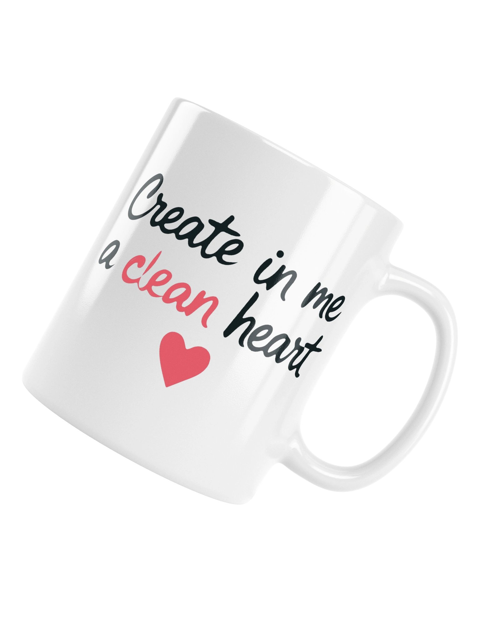 Create in Me a Clean Heart Bible Verse Mug product image (7)