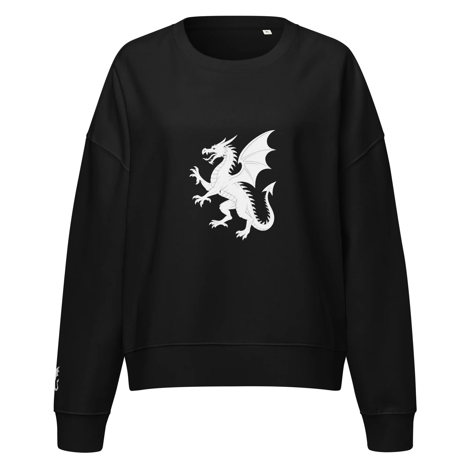 ⚪ 100% Organic Cotton - White Dragon – Lightbringer’s Oath Sweater product image (1)