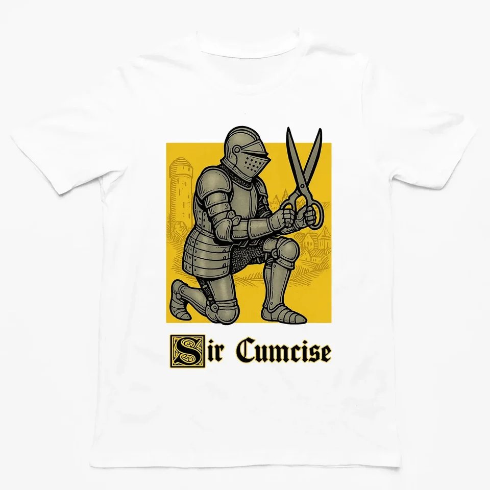Sir Cumcise (Handdrawn) T-Shirt product image (4)
