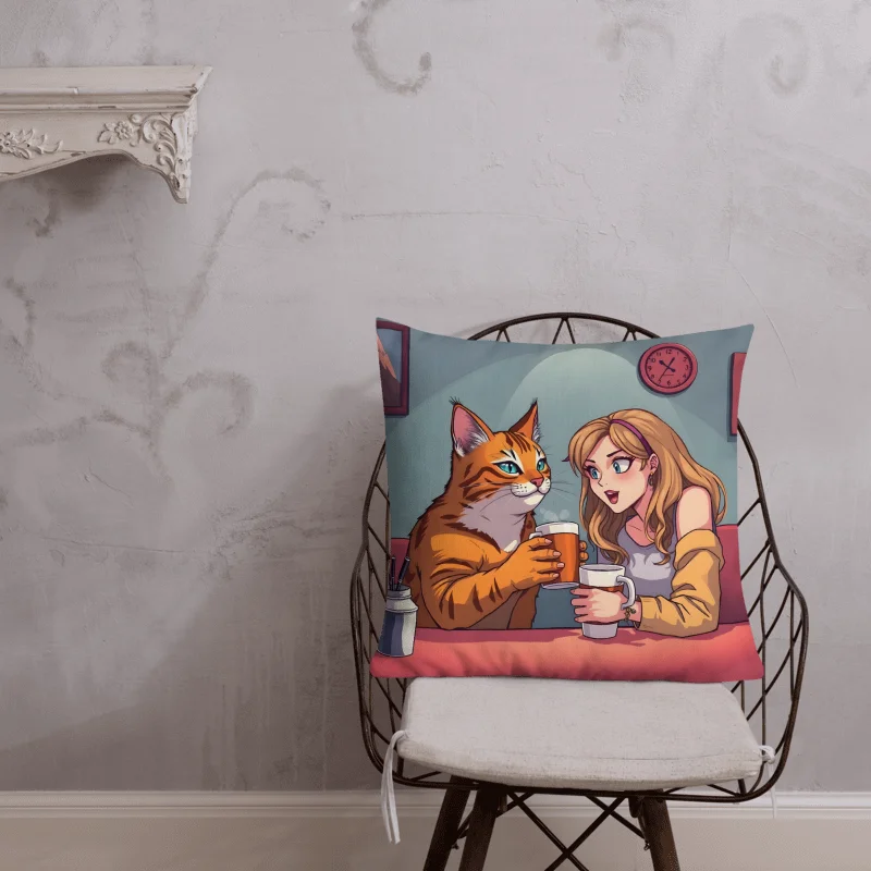 Premium Pillow-Coffee, Cuddles & Chemistry product image (2)
