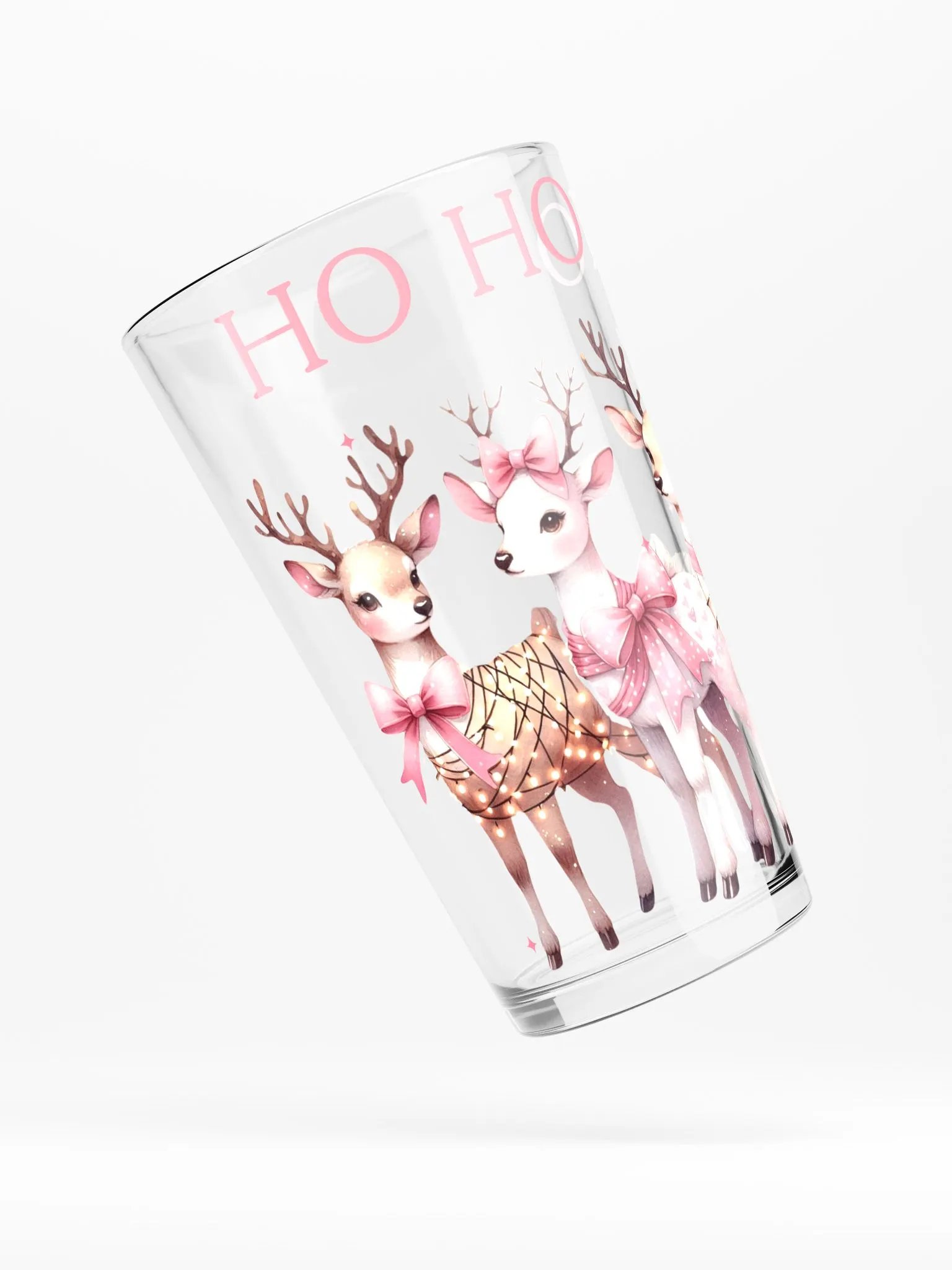 Festive Reindeer Pint Glass product image (4)