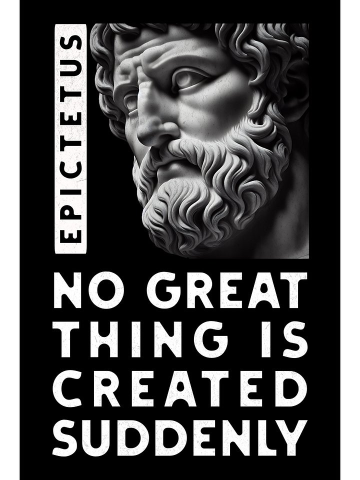Epictetus Motivation Quote Matte Paper Poster product image (1)