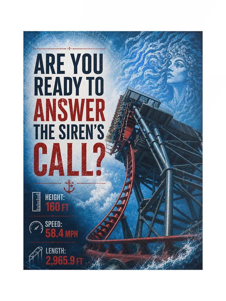 Answer the Siren's Call — Coaster Poster | 18x24" product image (1)