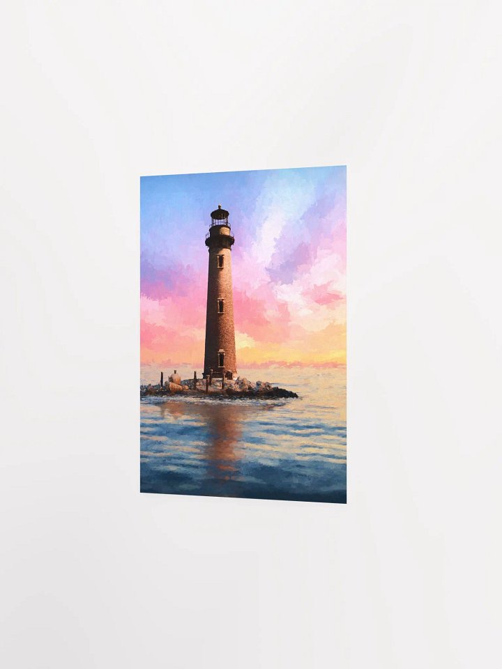 Sand Island Lighthouse – Mobile Alabama Studio Art Print product image (2)