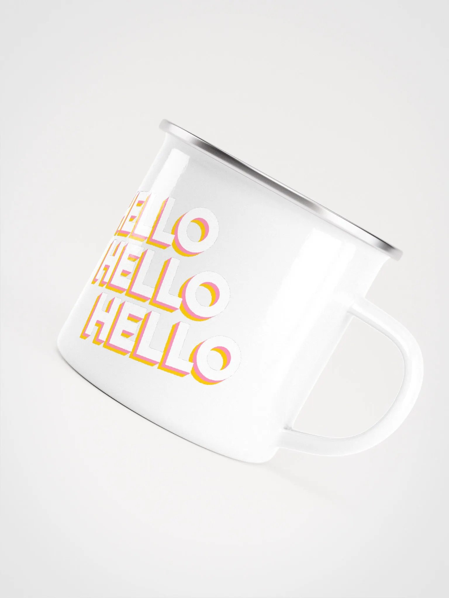 Hello Hello Hello | Enamel Mug product image (3)