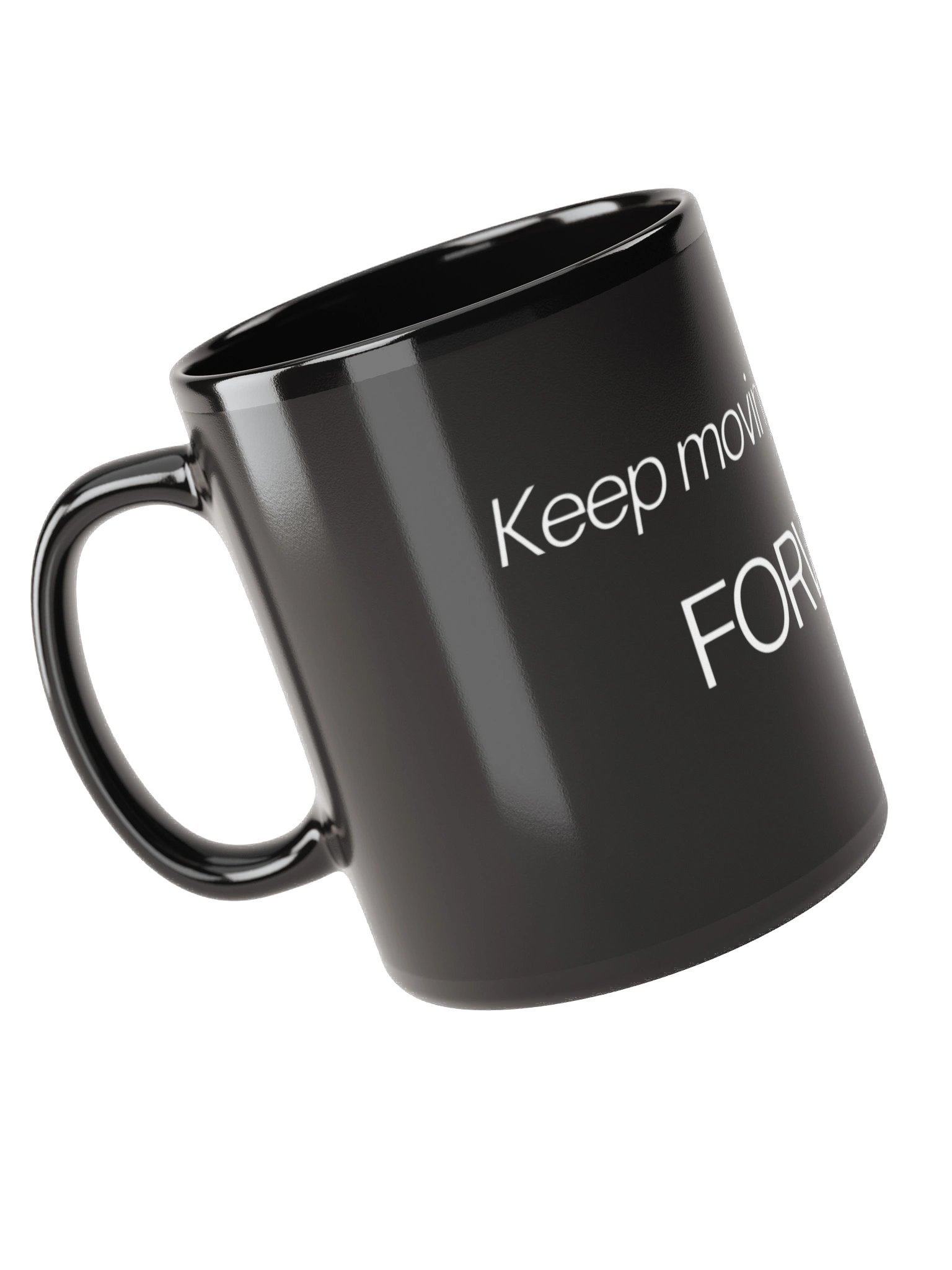 Forward Motivation Black Mug product image (5)