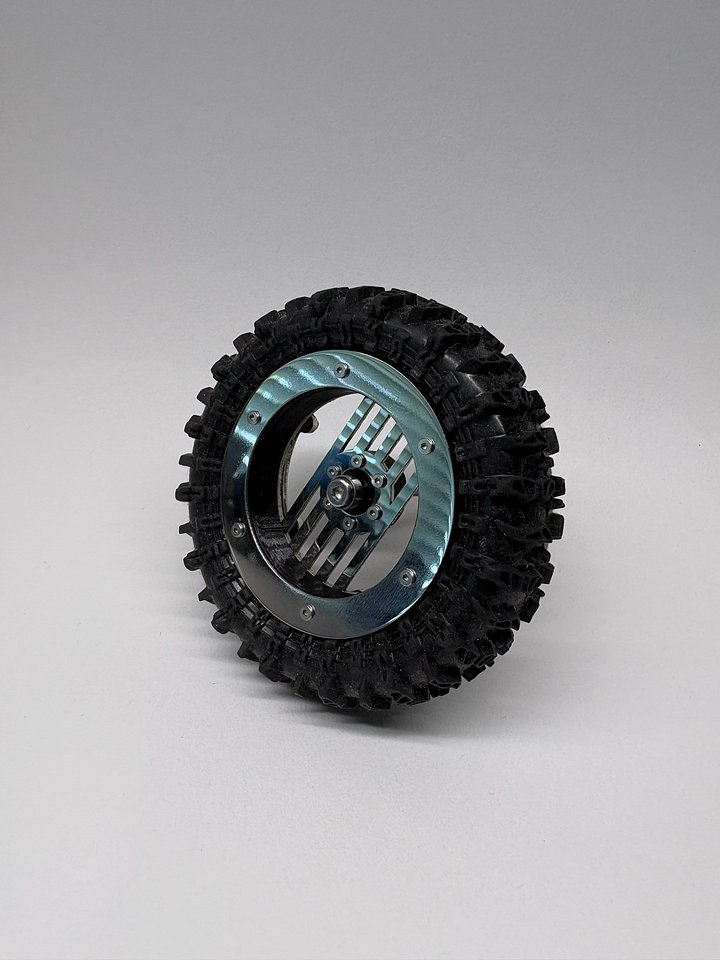 1.8" v2 Floater Wheels - "Stunner" wheel face with "Horizon" floater product image (2)