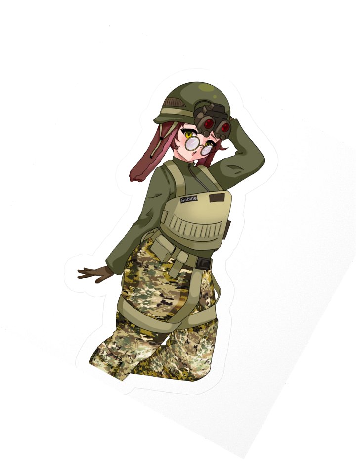 Tacti-Bunny Sticker product image (5)