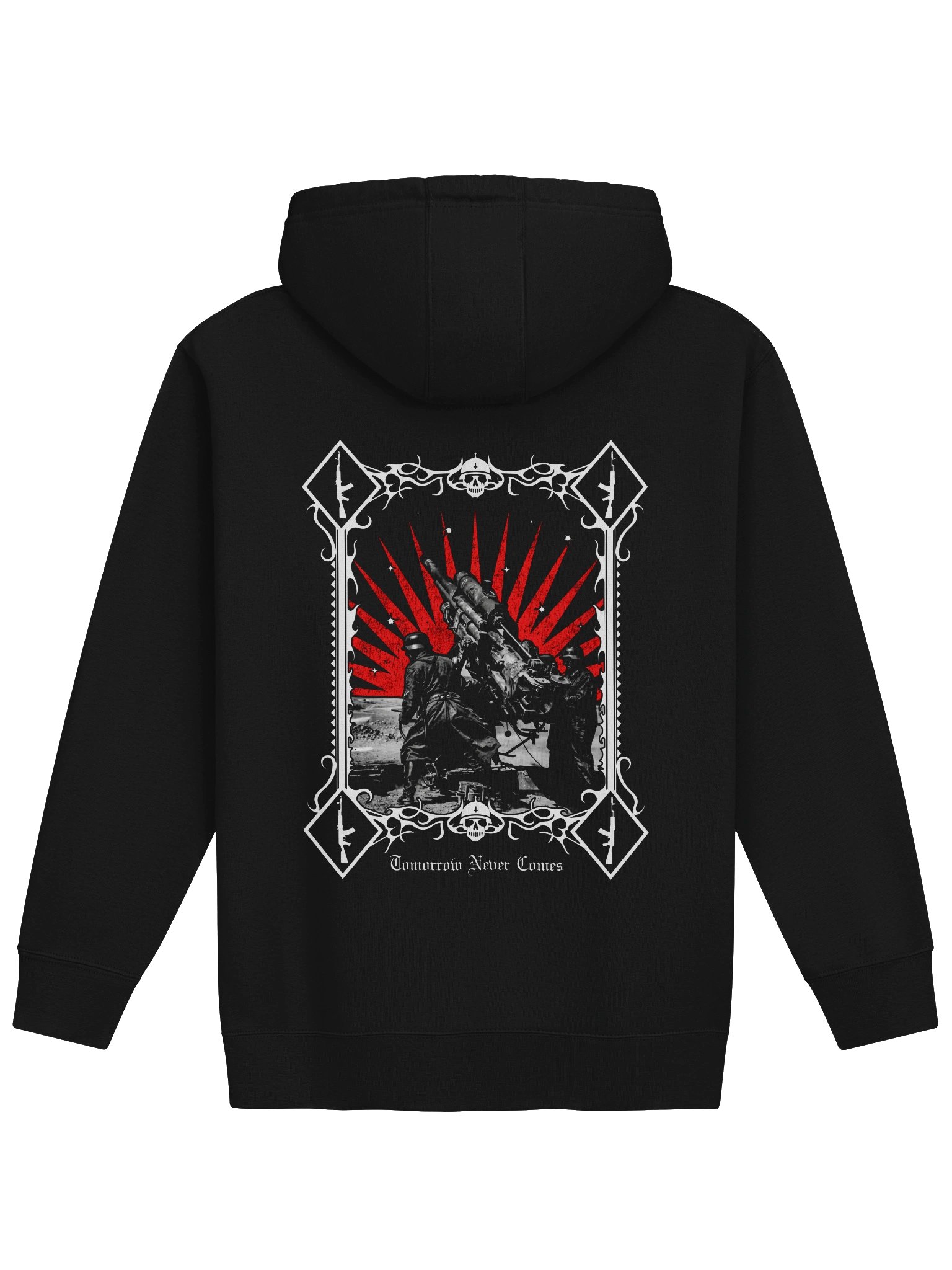 TOMORROW NEVER COMES HOODIE BACKPRINT product image (2)