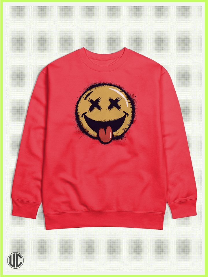 Skater Sweatshirt - X Smiley - UnkoCon Original product image (2)