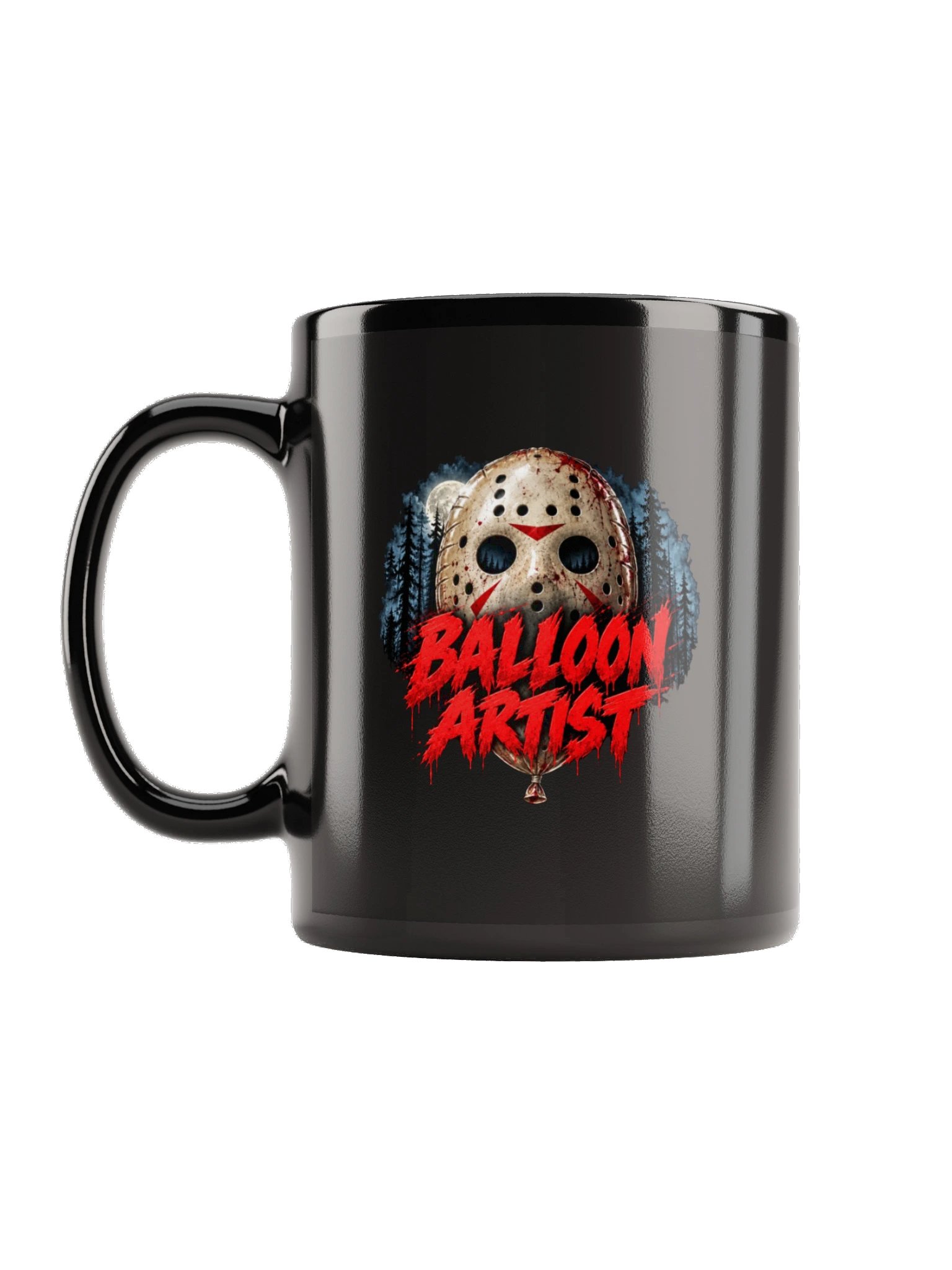 Balloon Artist Unlucky Night Black Mug product image (7)