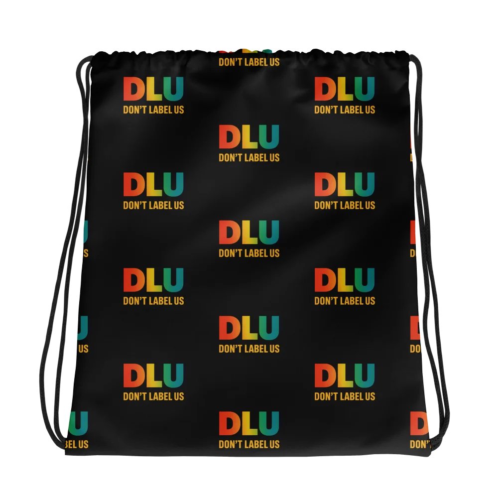 DLU Repeating Pattern Drawstring Bag product image (1)